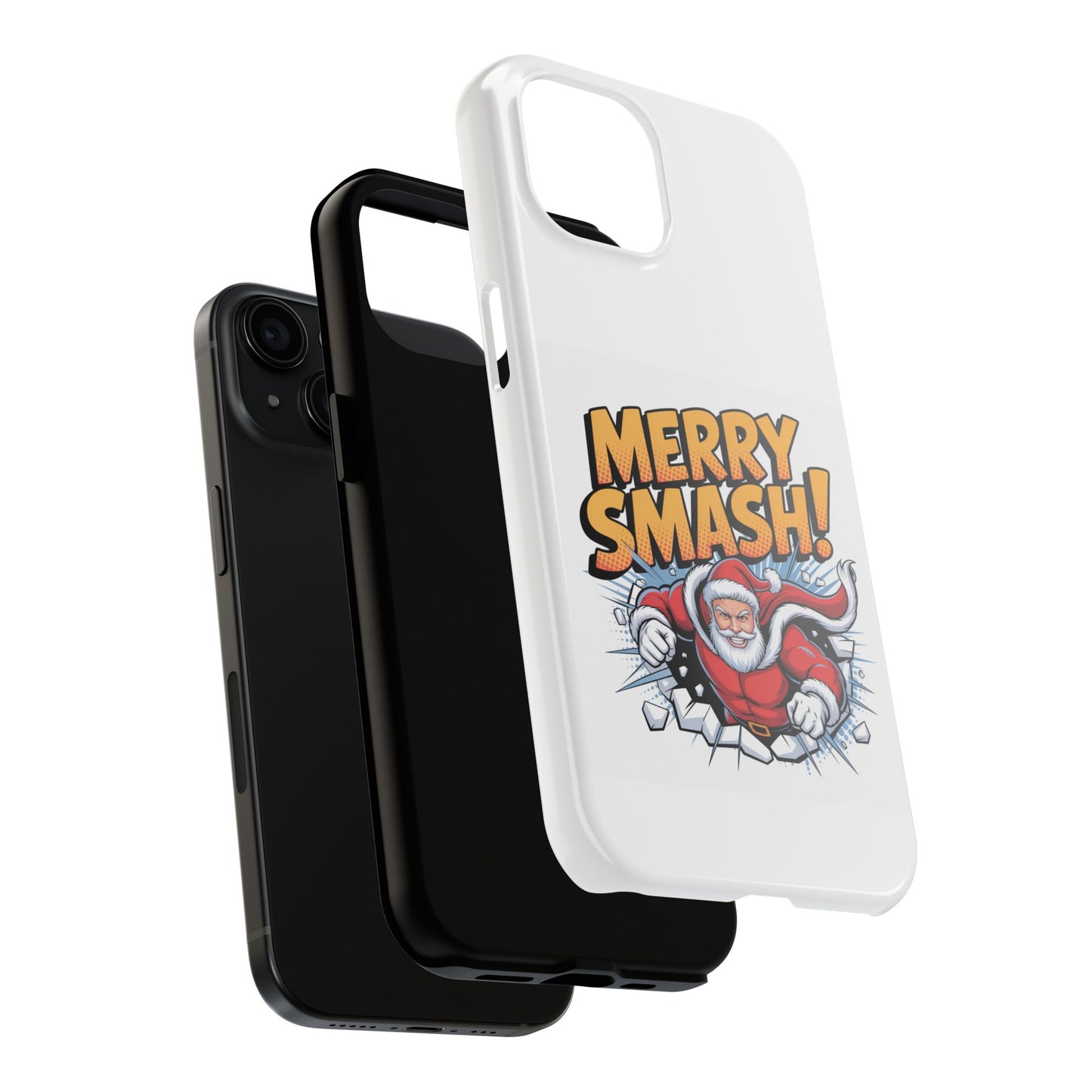 Santa Merry Smash Phone Case