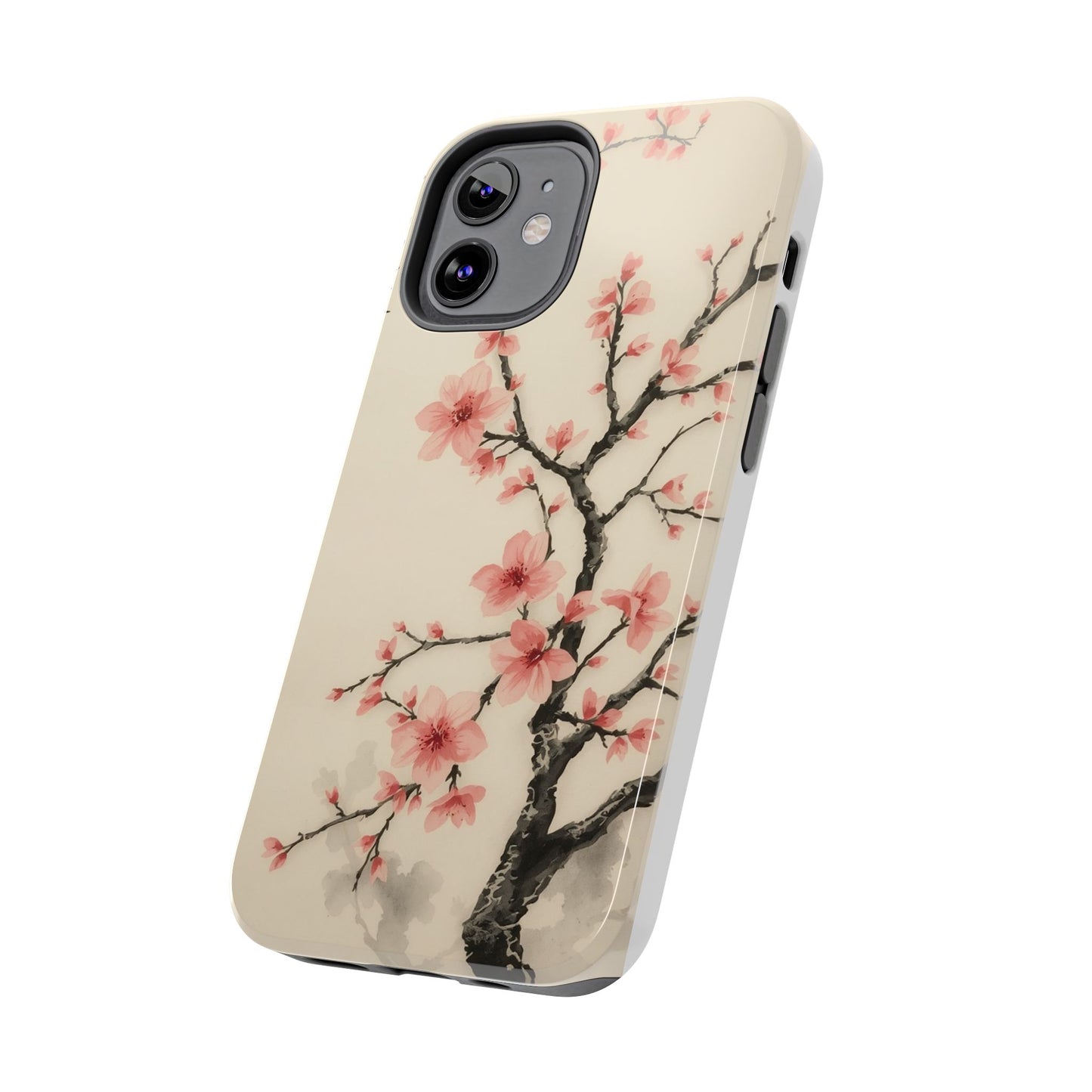 Cherry Blossom Tough Phone Case - Stylish Protection for Nature Lovers