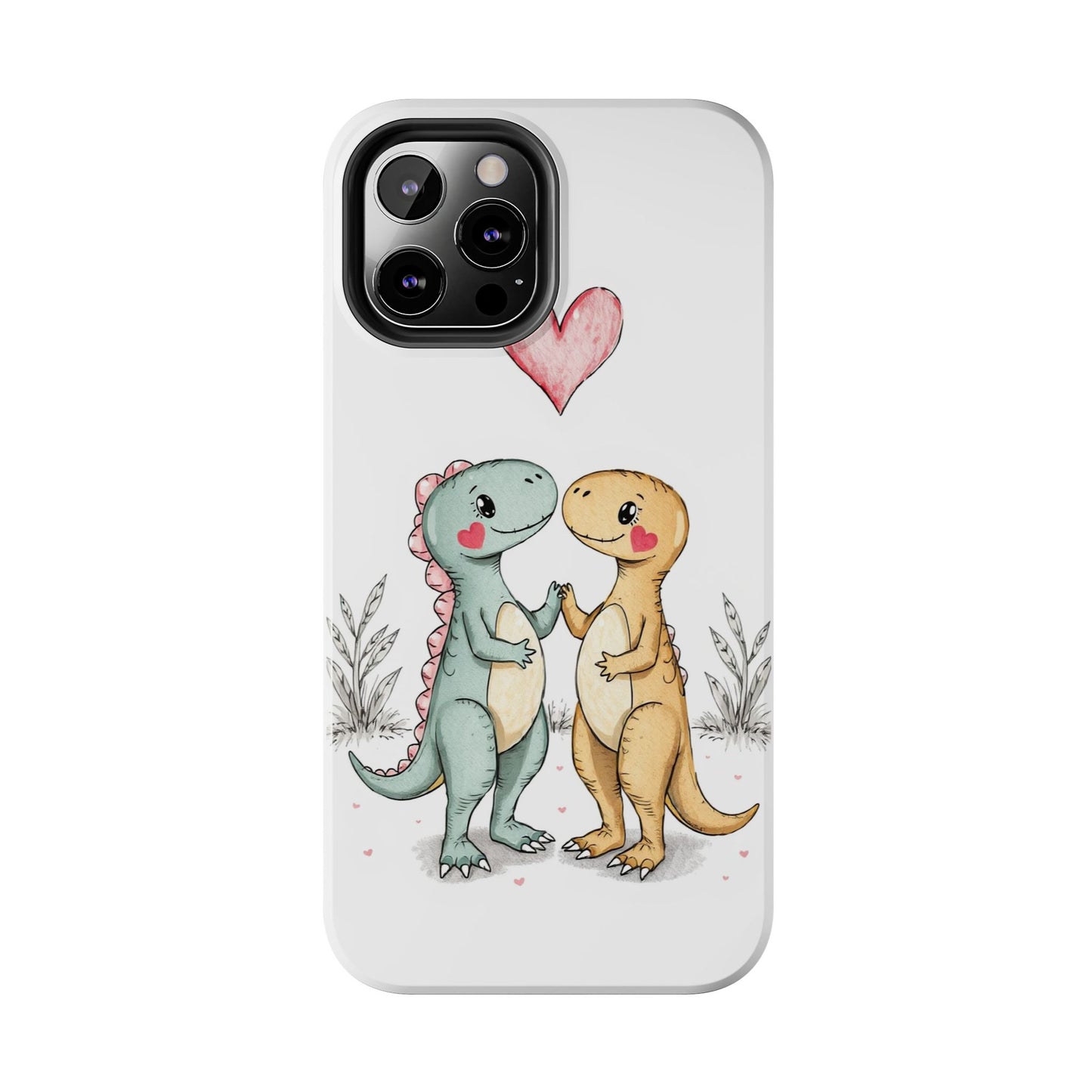 Dino Couples - Tough Phone Case for iPhone