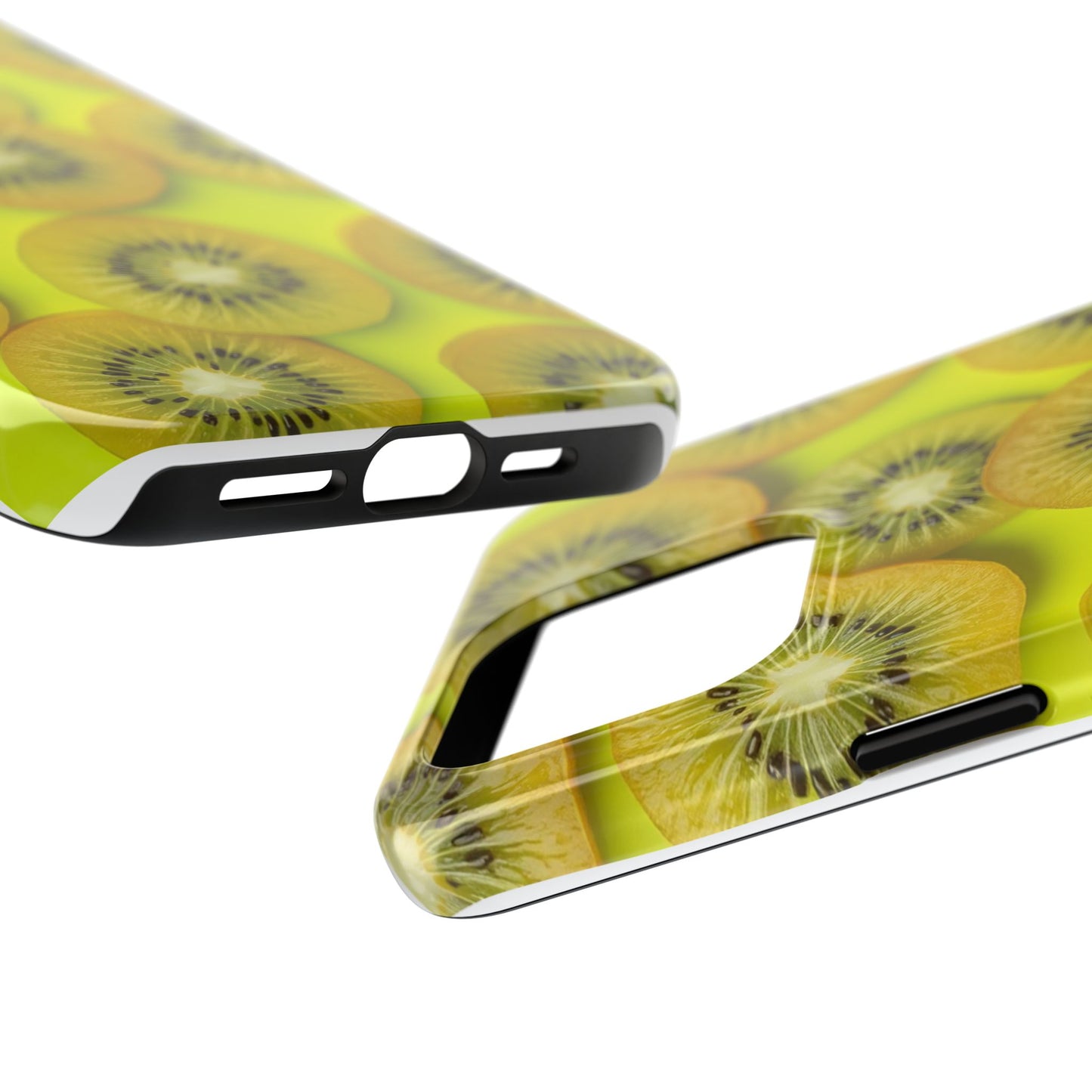 Vibrant Kiwi Tough Phone Case - Bright Yellow Design for Fruit Lovers