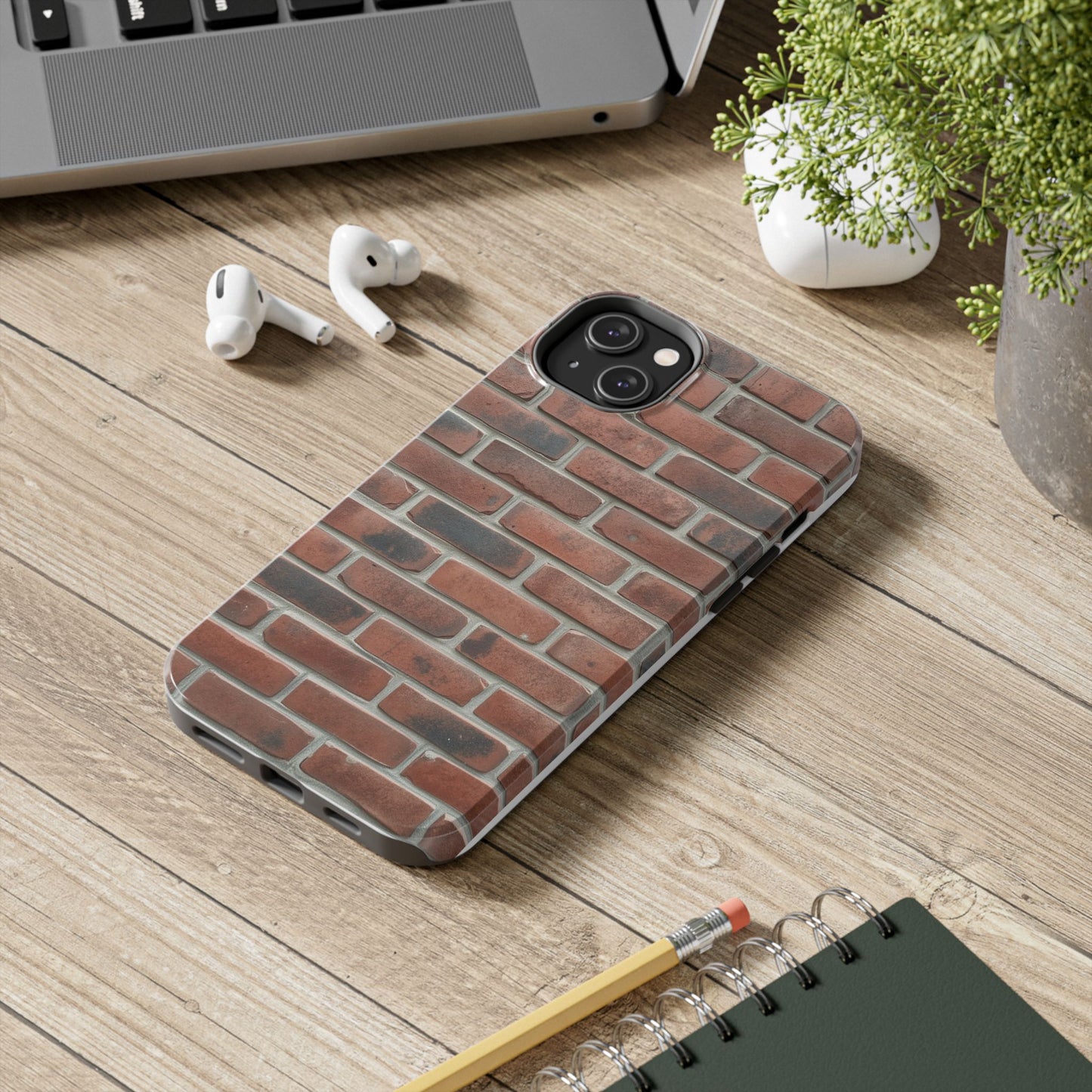 Brick Wall Tough Phone Case - Durable Protection with Urban Style