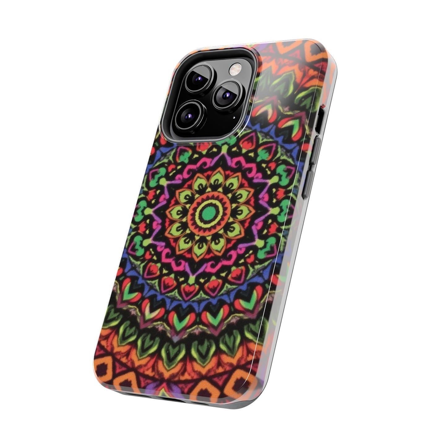 Colorful Mandala Tough Phone Case - Vibrant Designs for Trendy Protection - for iPhone