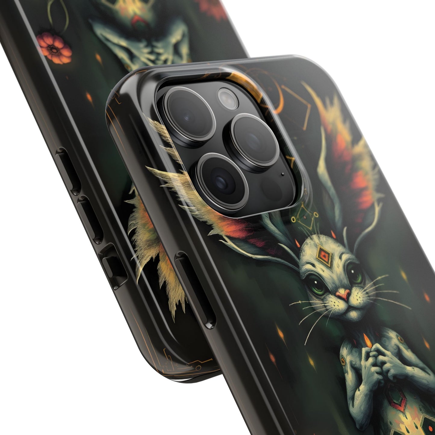 Artistic Rabbit Phone Cases - Unique and Durable Design of Mystical Bunny - for iPhone