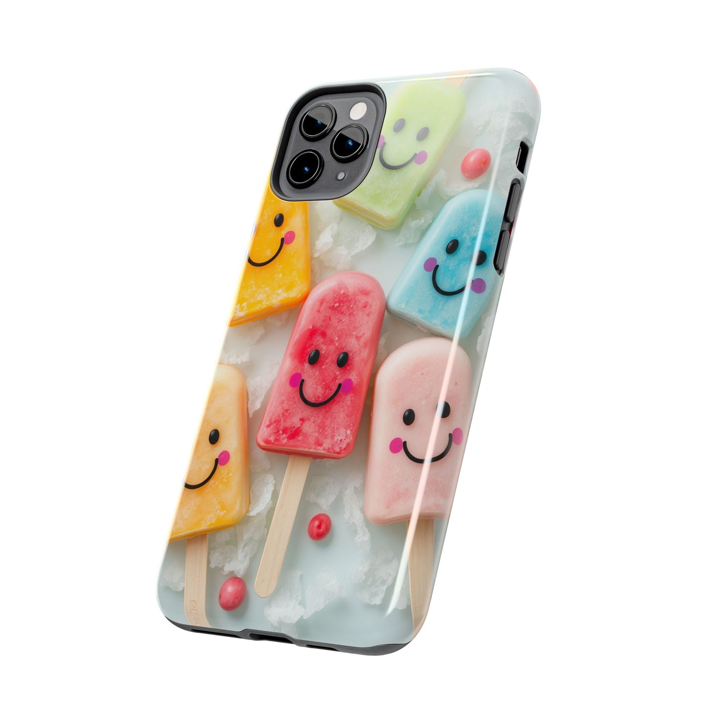 Cute Smile Popsicle Tough Phone Case - Fun Protection for Your Device