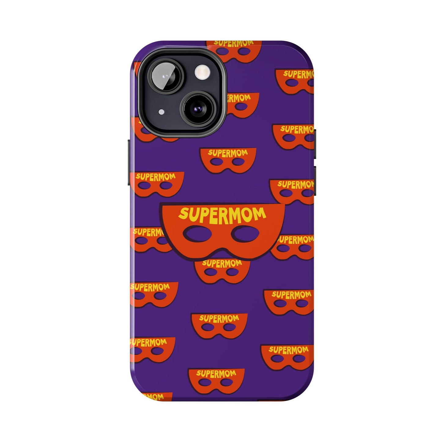 Supermom Tough Phone Case - Durable Protection with Fun Design - for iPhone