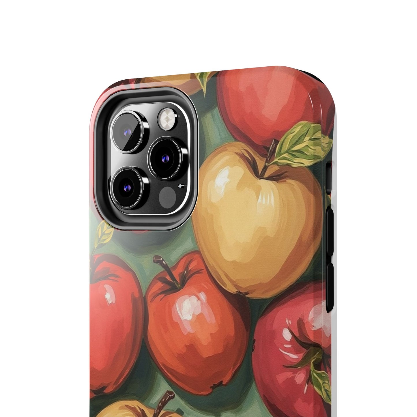 Colorful Painted Apples Art Tough Phone Case - Durable & Stylish Protection - for iPhone