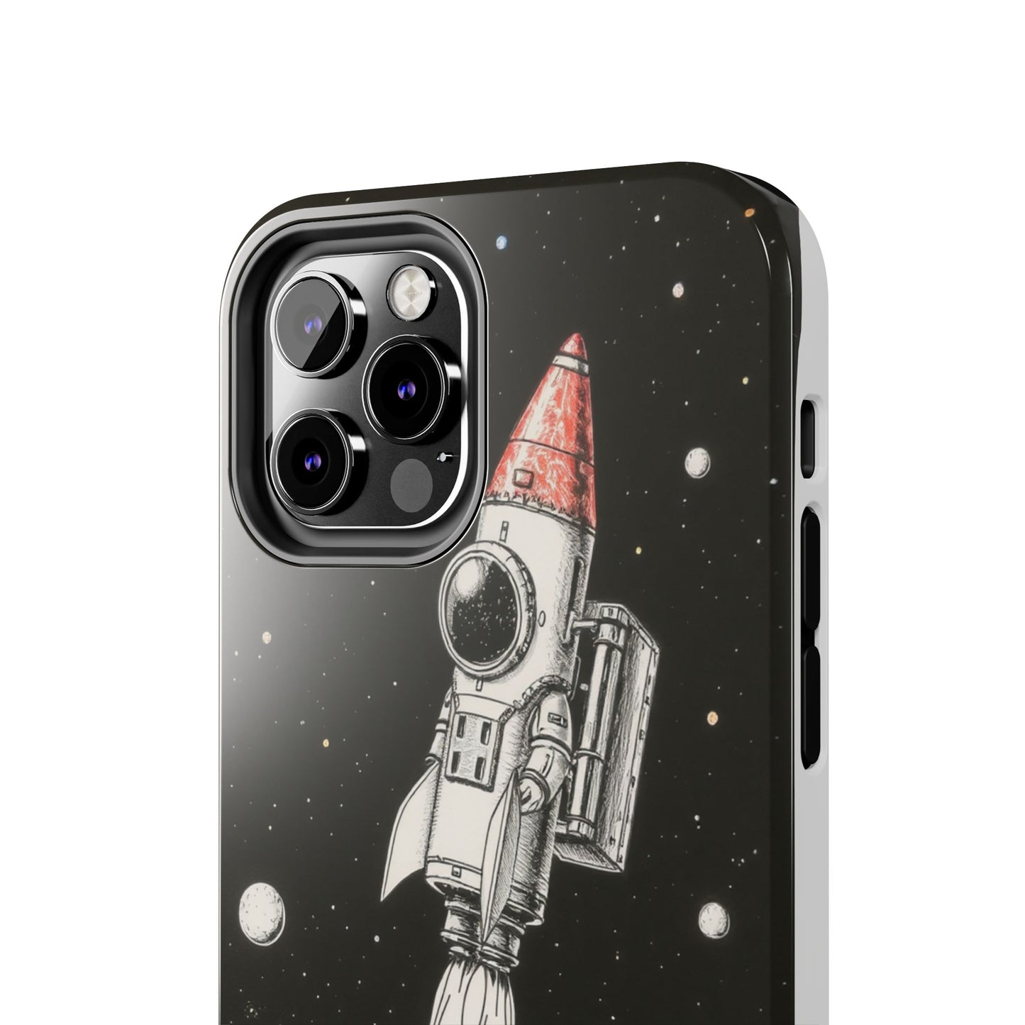 Cool Tough Phone Case for iPhone - Astro-Rocket Bond