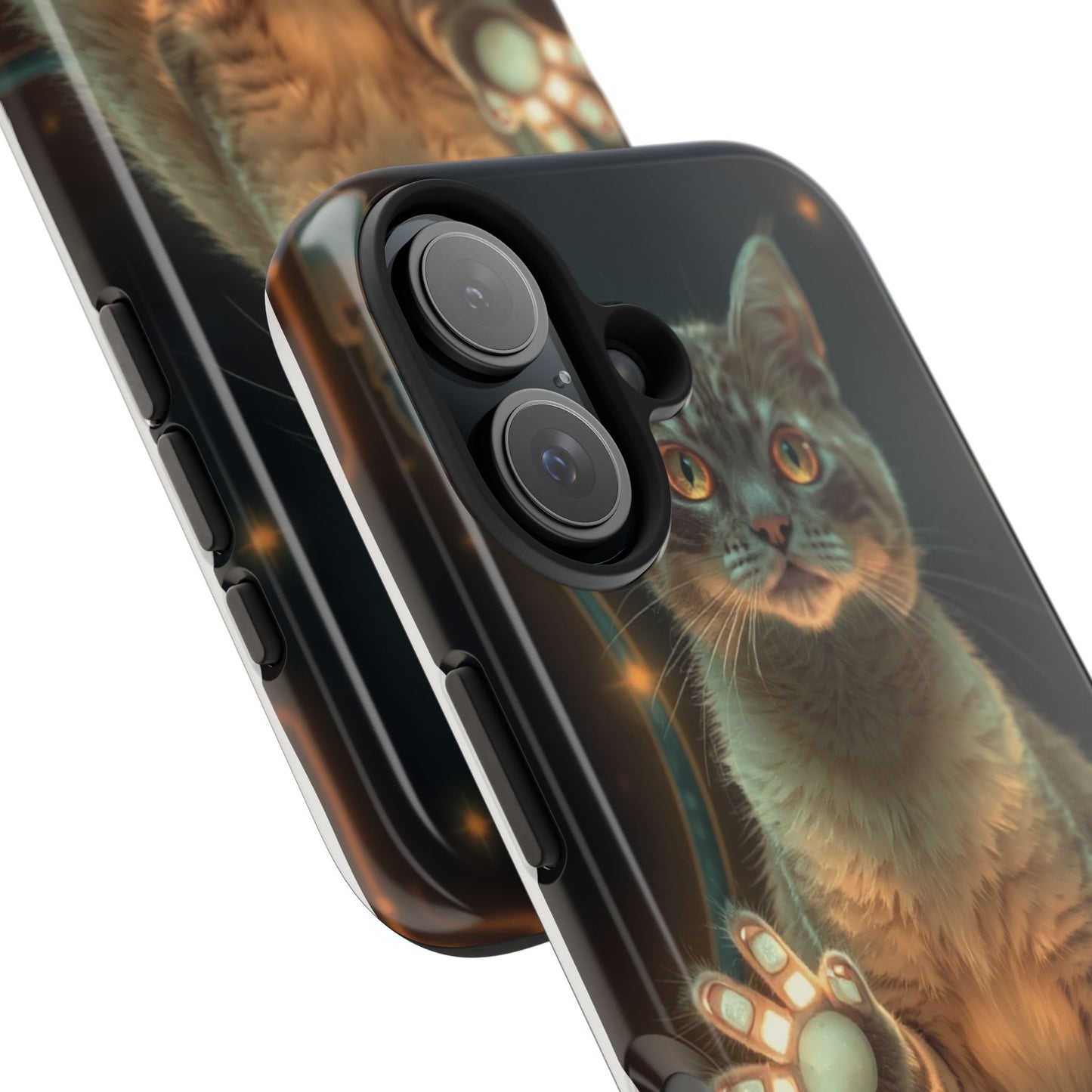 Whimsical Cat Phone Case | Tough Phone Cases for Cat Lovers, Pet Accessories, Gift for Cat Owners, Cute Phone Cover, Personalized Tech