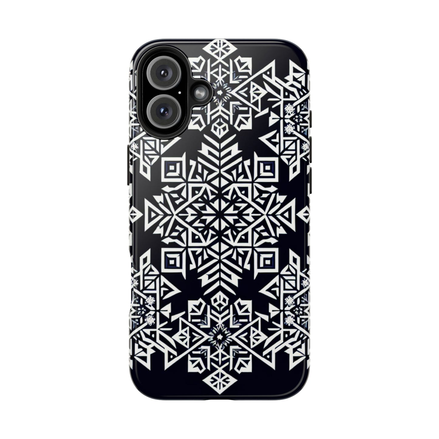 Winter Wonderland Tough Phone Case - Digital Snowflake - for iPhone