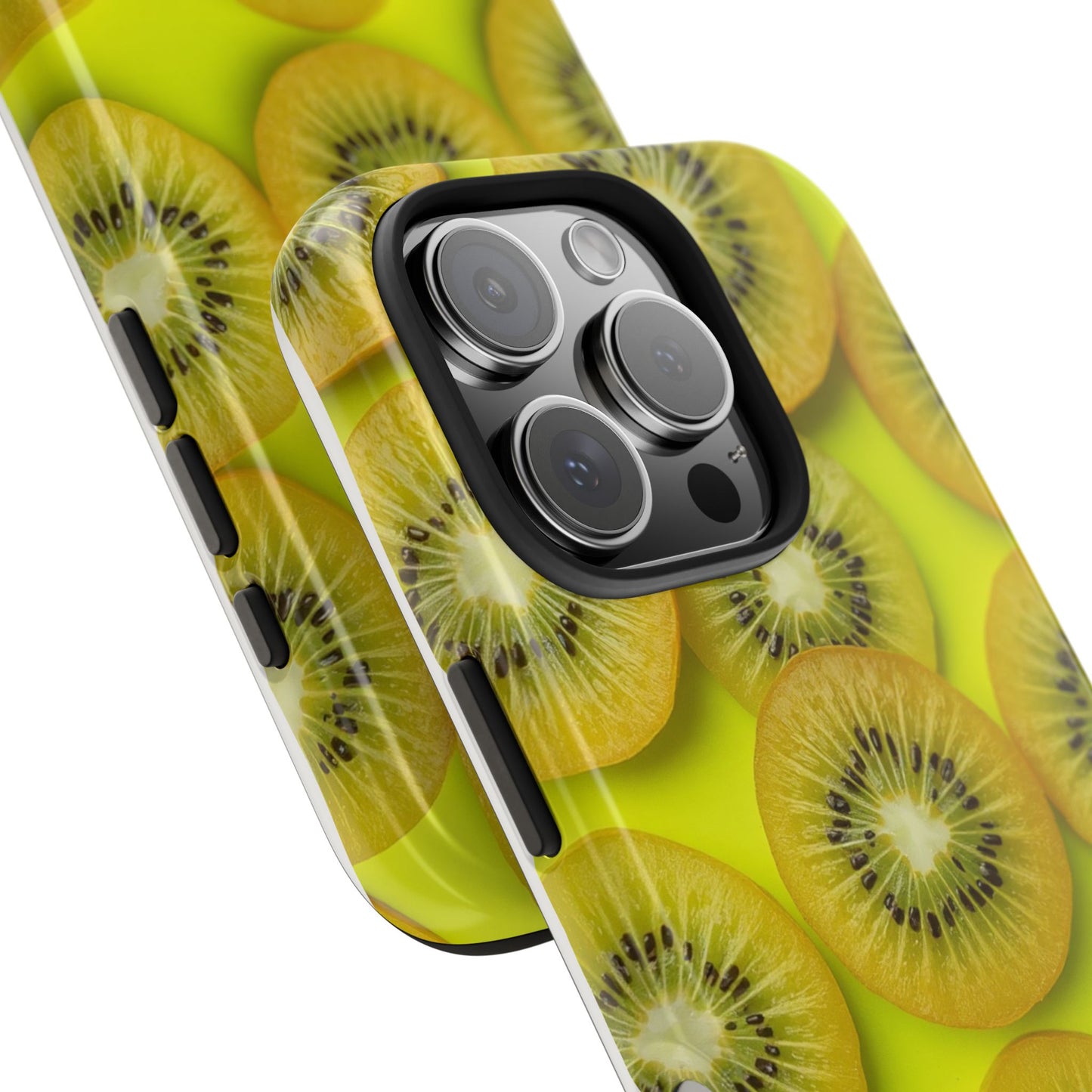 Vibrant Kiwi Tough Phone Case - Bright Yellow Design for Fruit Lovers