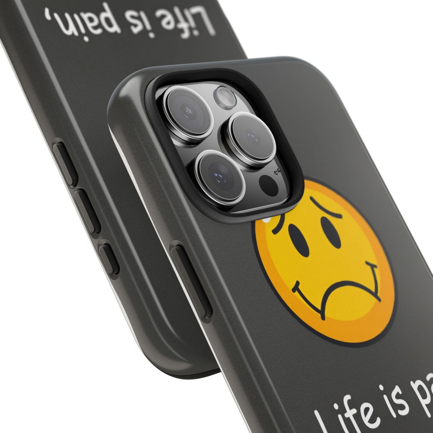 Life is Pain Tough Phone Case - Trendy Design for Smartphone Protection