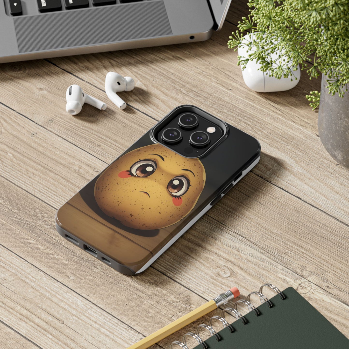 Cute Potato Phone Case with Adorable Design - Tough & Stylish Protection