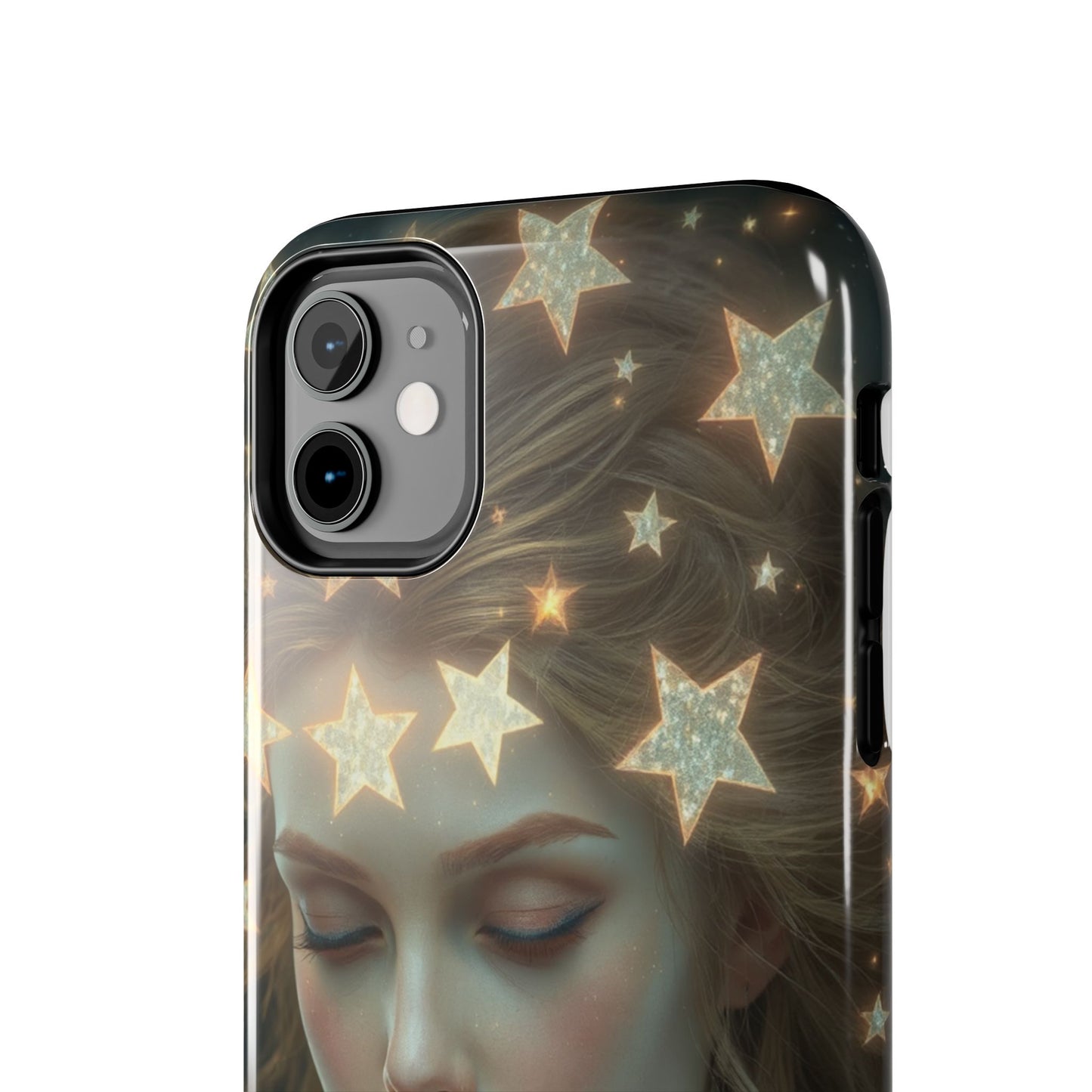 Celestial Dream Tough Phone Case - Artistic Starry Design for Style Enthusiasts