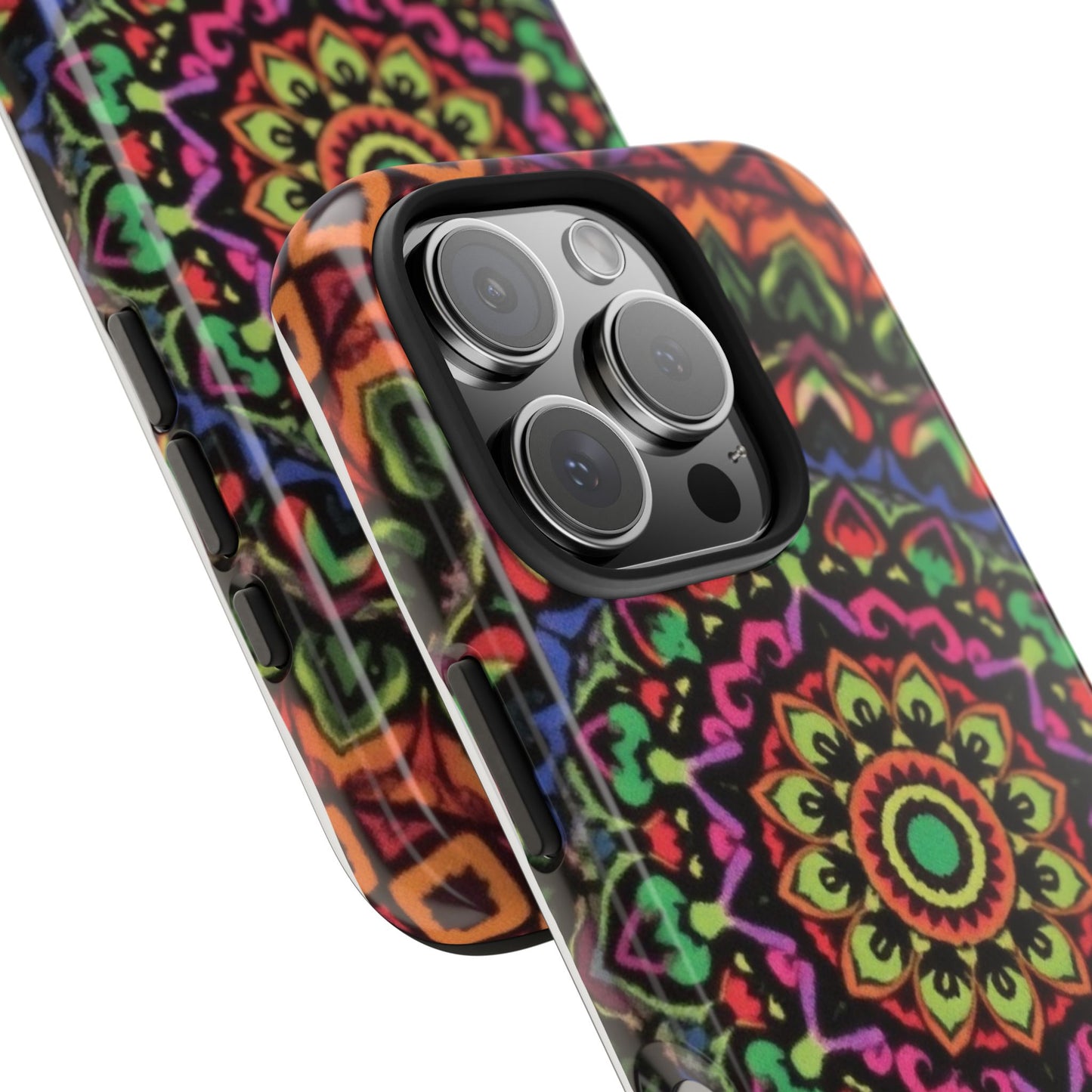 Colorful Mandala Tough Phone Case - Vibrant Designs for Trendy Protection - for iPhone
