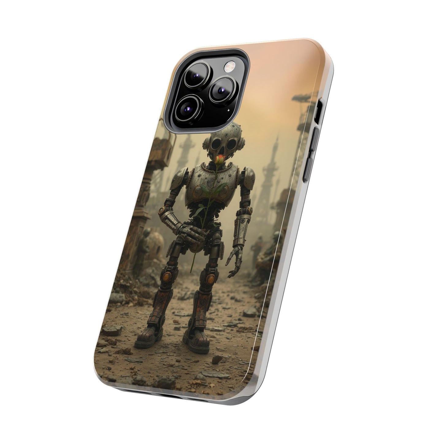 Robotic Sentinel Tough Phone Case - Durable Protector for Sci-Fi Lovers