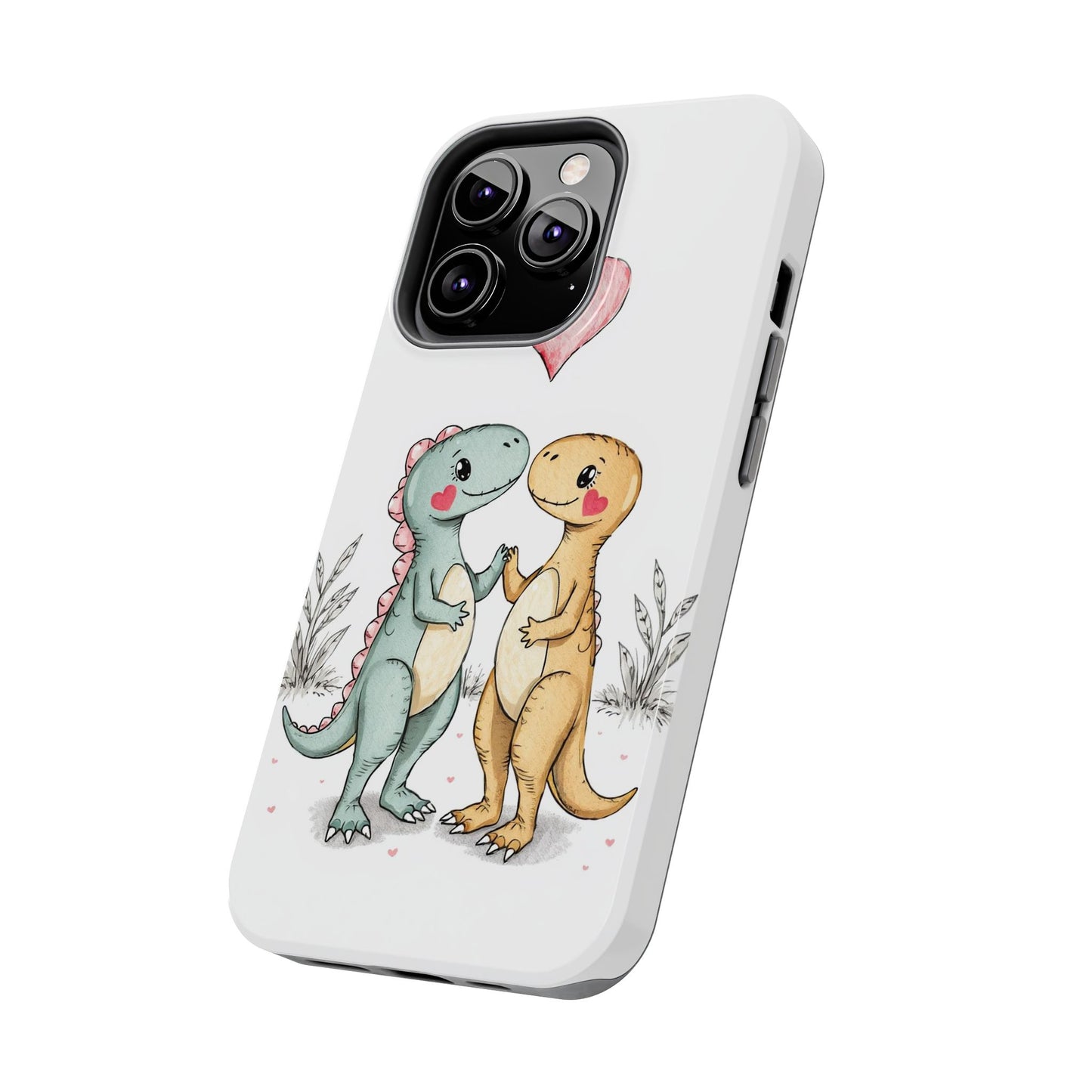 Dino Couples - Tough Phone Case for iPhone