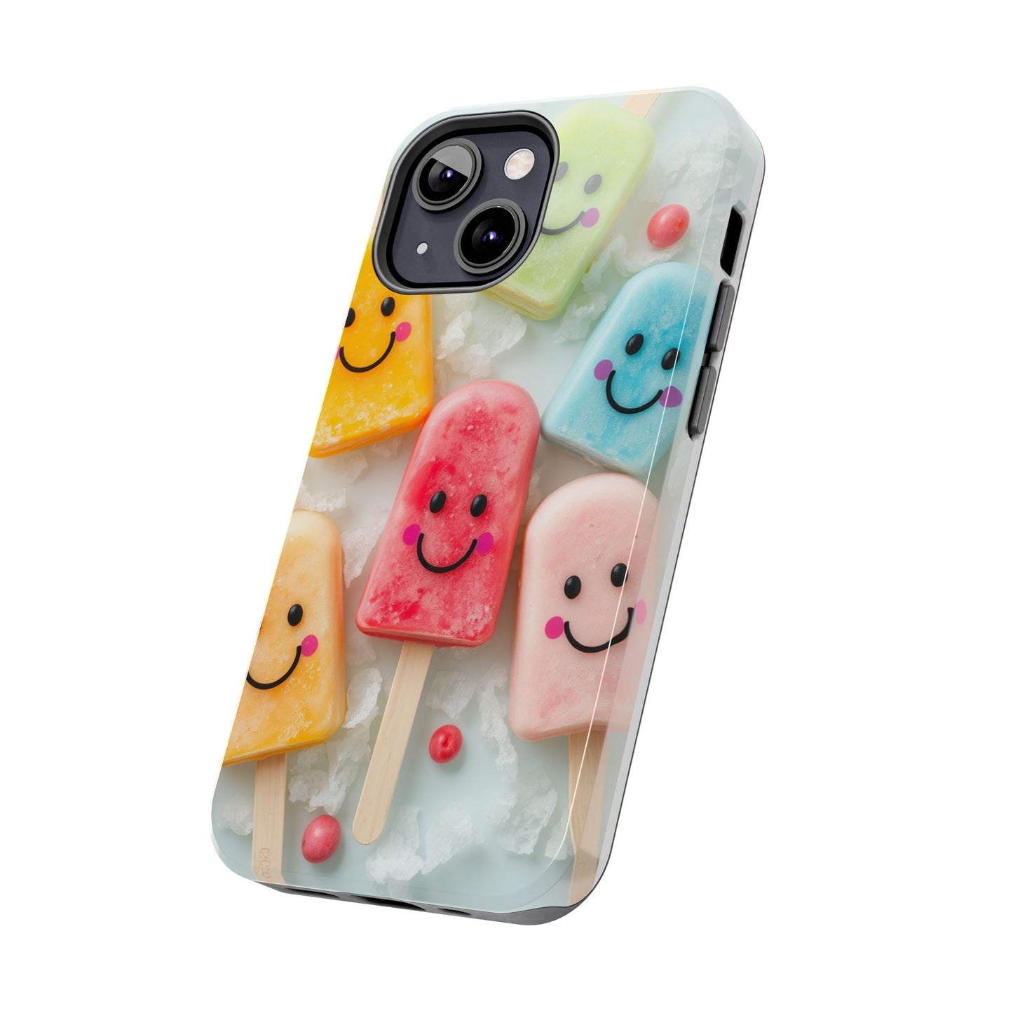 Cute Smile Popsicle Tough Phone Case - Fun Protection for Your Device