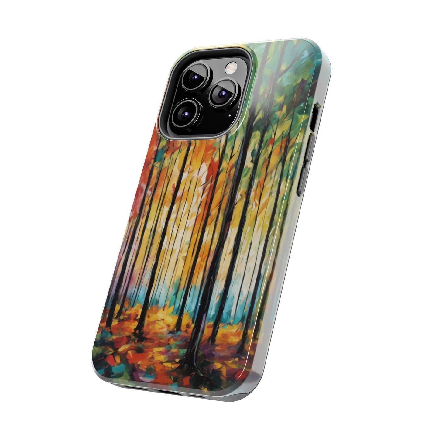 Autumn Forest Tough Phone Case - Colorful Nature Design - for iPhone