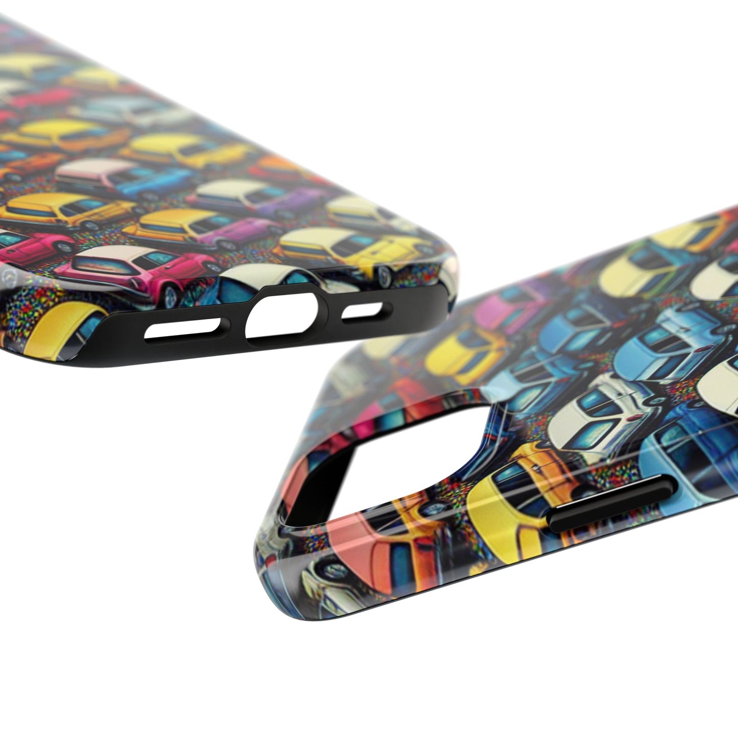 Car Phone Case - City Traffic Pattern Design - for iPhone