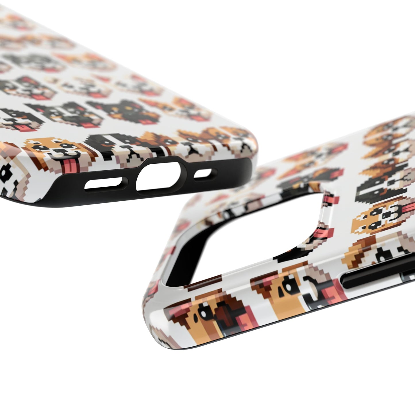 Pixelated Dog Breed Tough Phone Case - Cute, Durable Protection for Pet Lovers - for iPhone