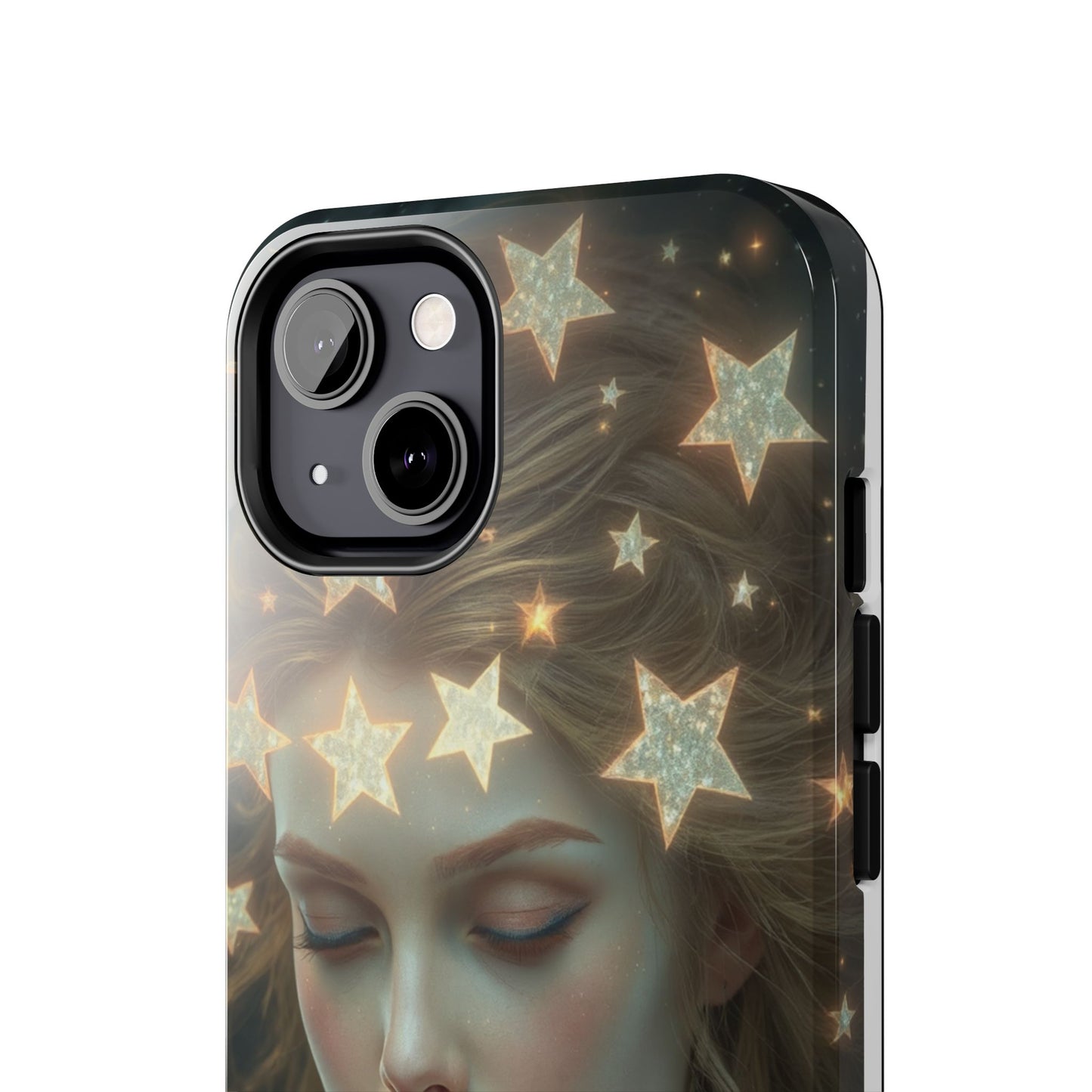 Celestial Dream Tough Phone Case - Artistic Starry Design for Style Enthusiasts