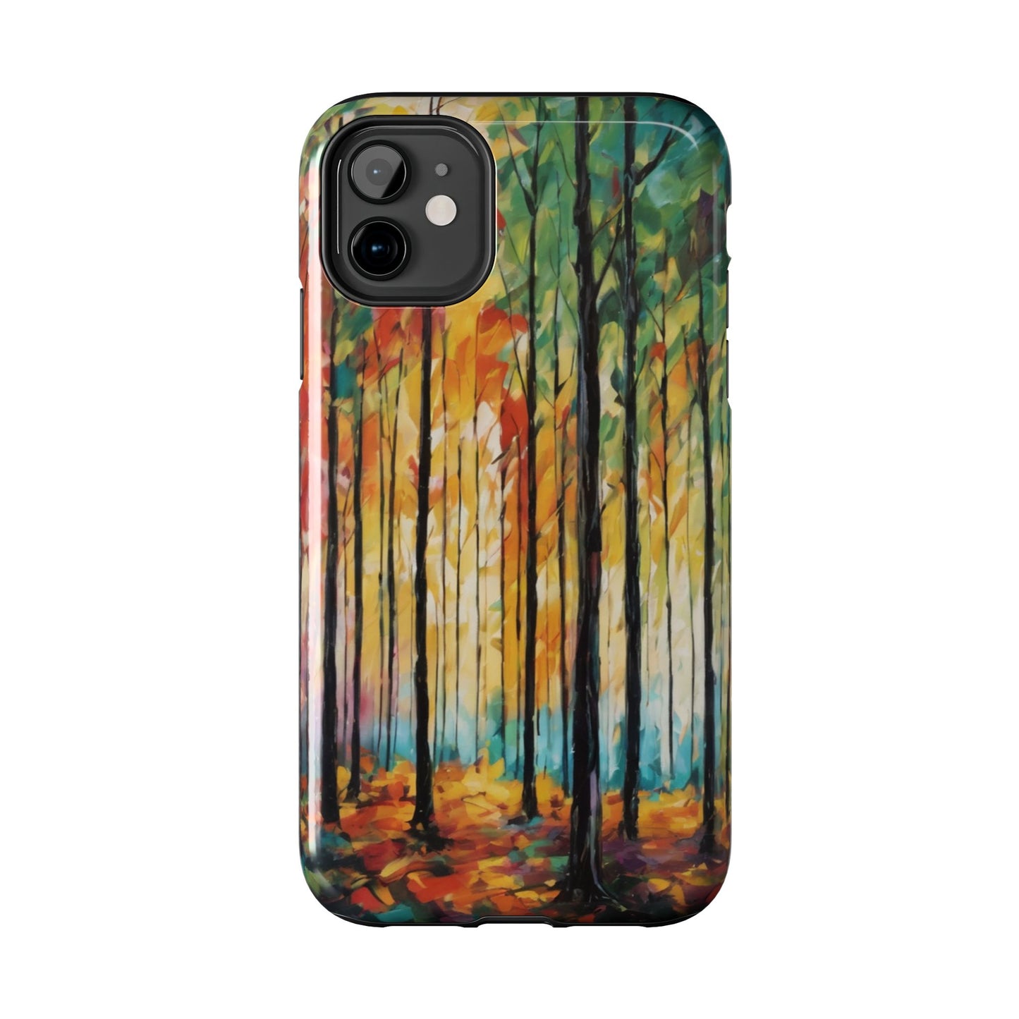 Autumn Forest Tough Phone Case - Colorful Nature Design - for iPhone