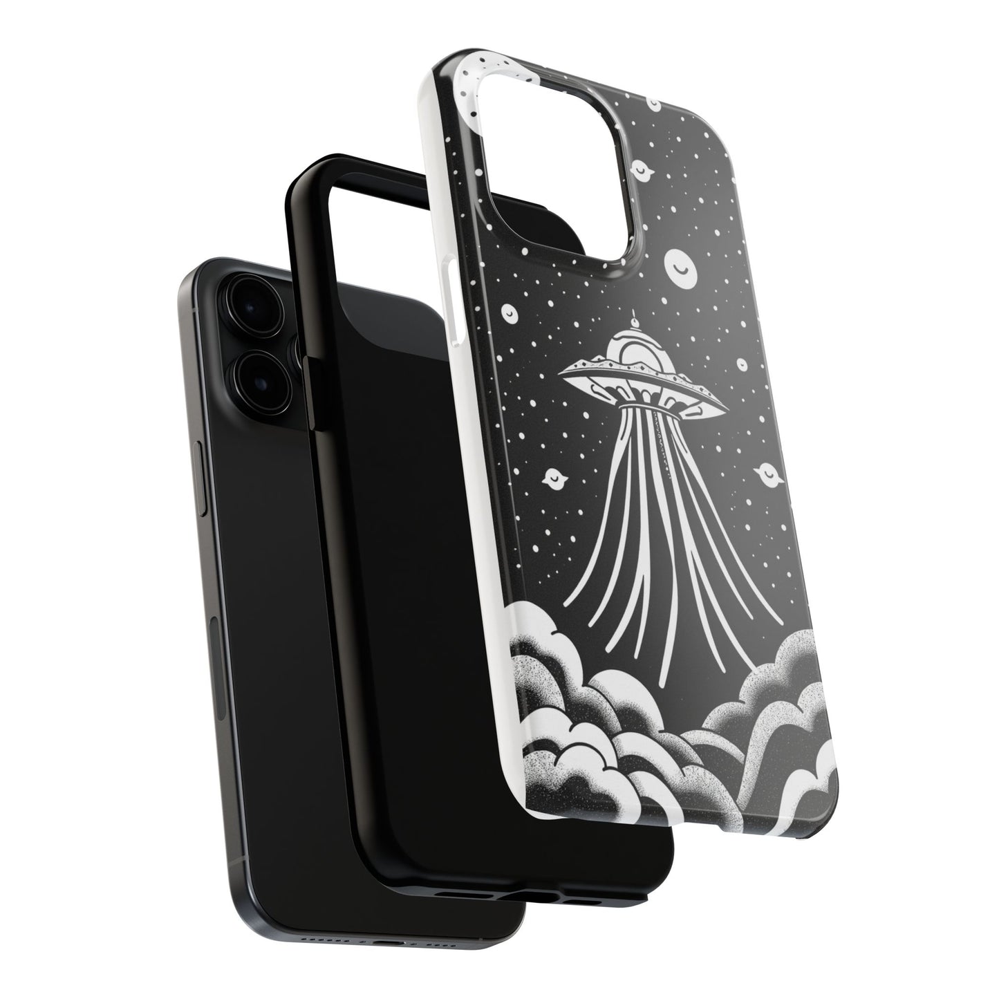 Galaxy UFO Tough Phone Case - Durable Protection with Unique Space Design