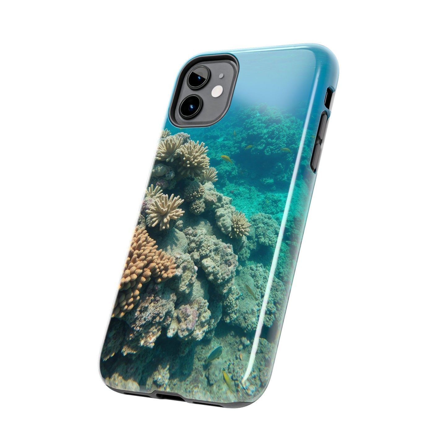Coral Reef Tough Phone Case - Ocean Vibes Protection for Adventure Lovers
