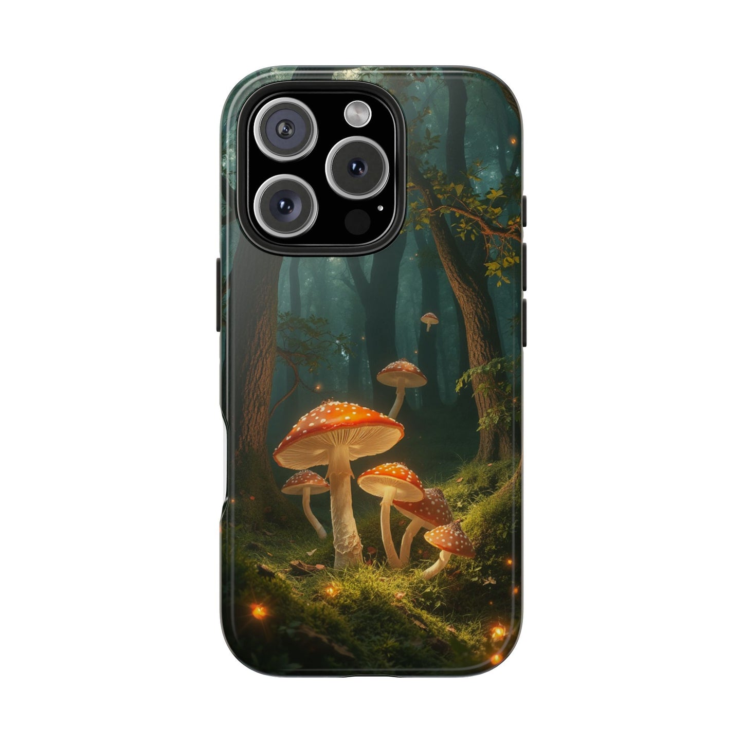 Whimsical Mushroom Tough Phone Case - Forest Fantasy Design