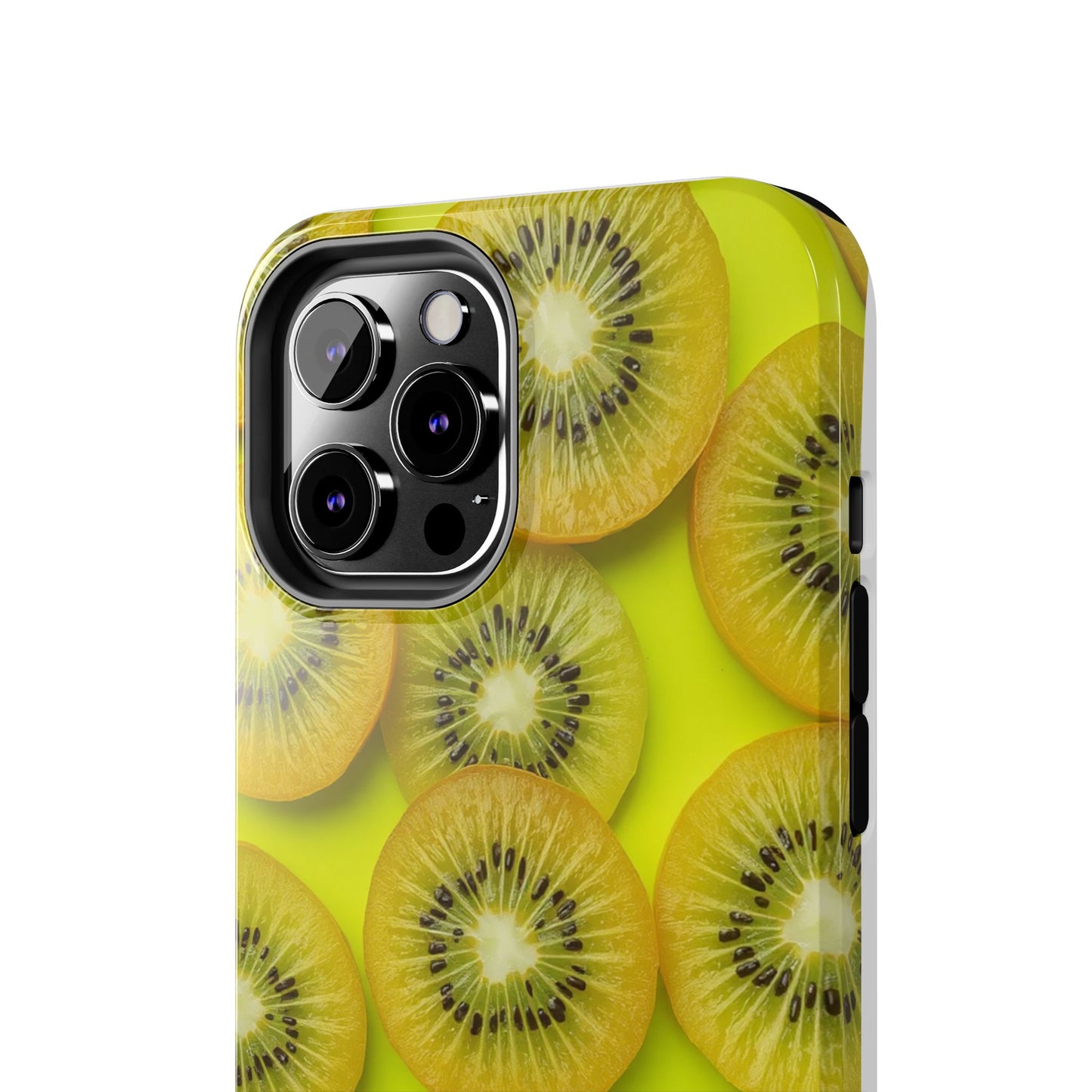 Vibrant Kiwi Tough Phone Case - Bright Yellow Design for Fruit Lovers