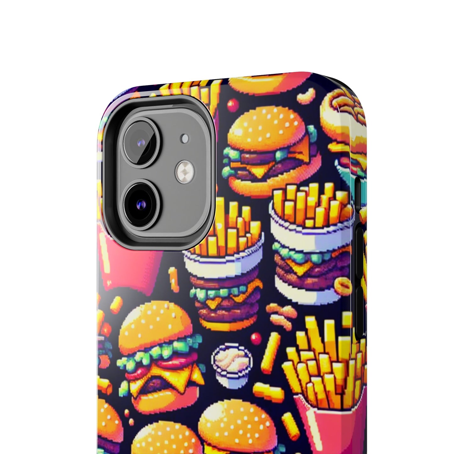 Retro Fast Food Phone Case - Tough and Durable - for iPhone