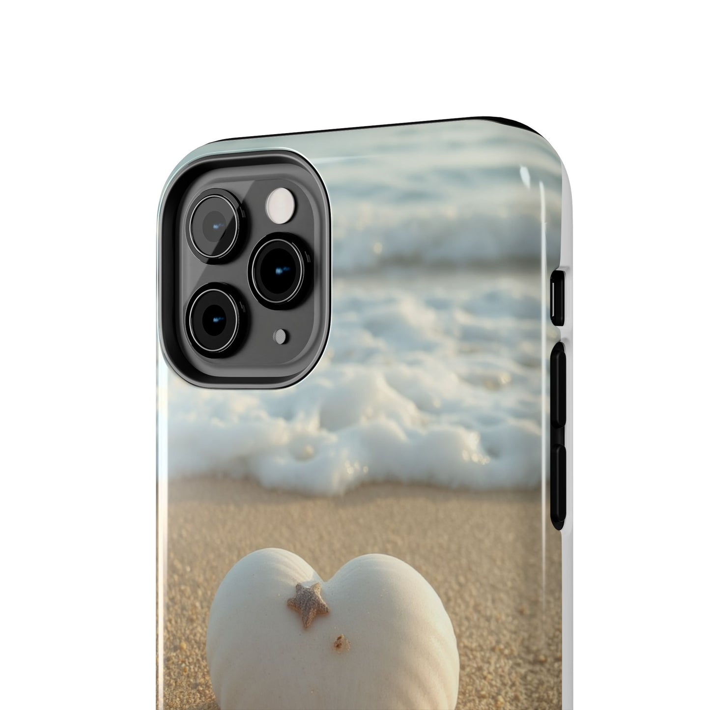 Heart Seashell Tough Phone Case for iPhone