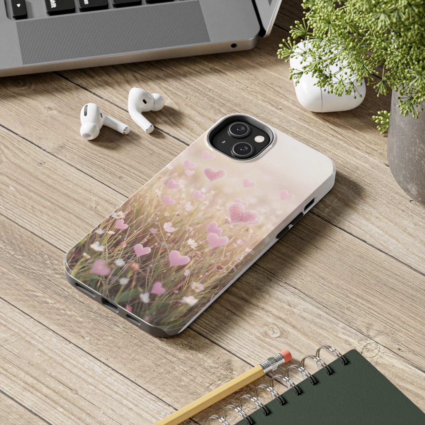 Romantic Hearts Tough Phone Case - Perfect for Lovers and Celebrations