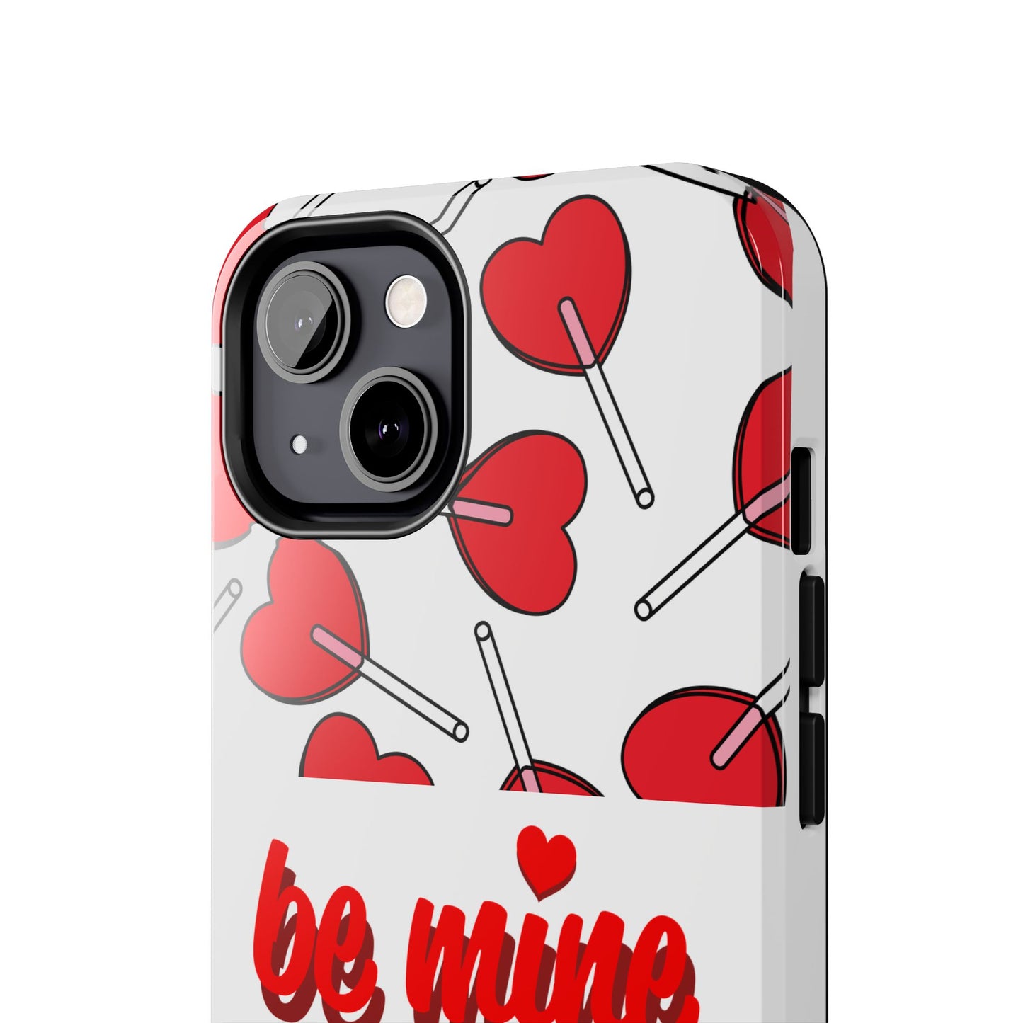 Be Mine Heart Pattern Tough Phone Case - Love Gift - for iPhone
