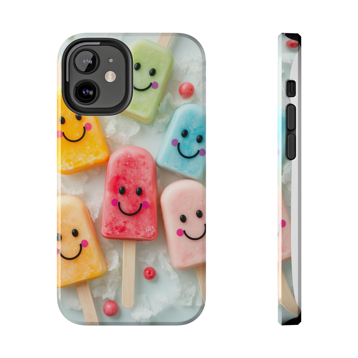 Cute Smile Popsicle Tough Phone Case - Fun Protection for Your Device