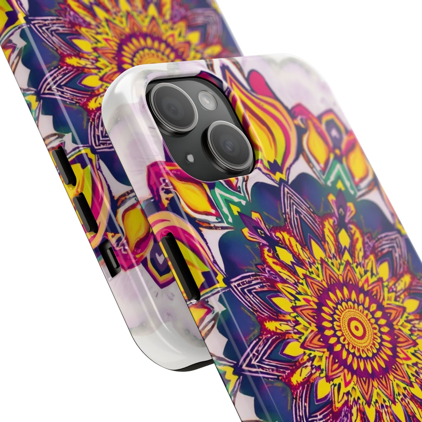 Vibrant Mandala Tough Phone Case - Boho Style Protection - for iPhone