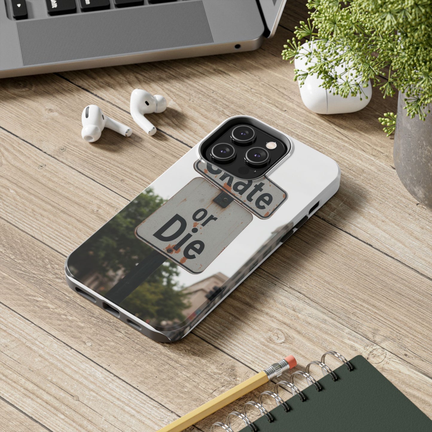 Skate or Die Tough Phone Case - Durable Protection for Skaters
