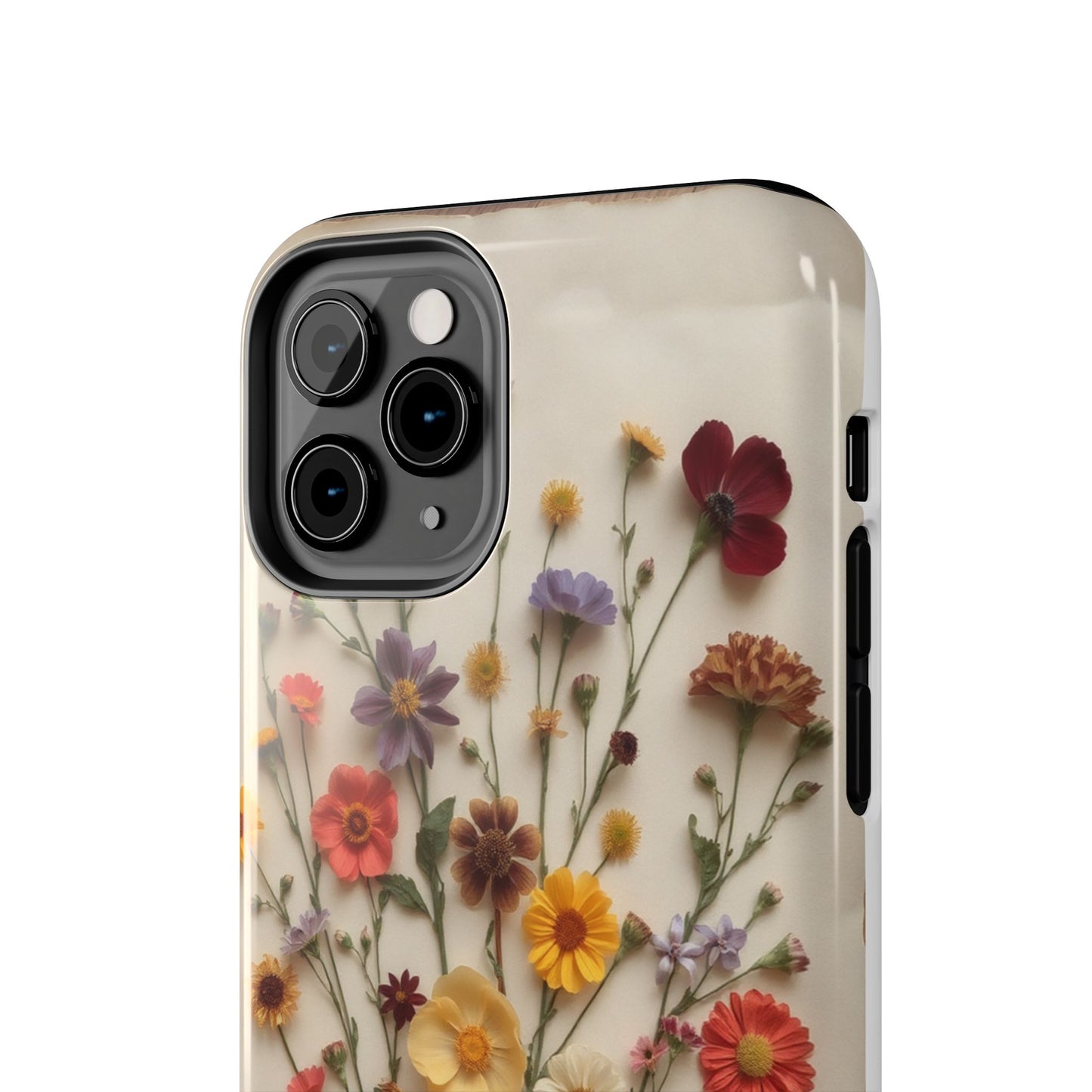 Floral Tough Phone Case - Durable Protection with Nature-Inspired Design