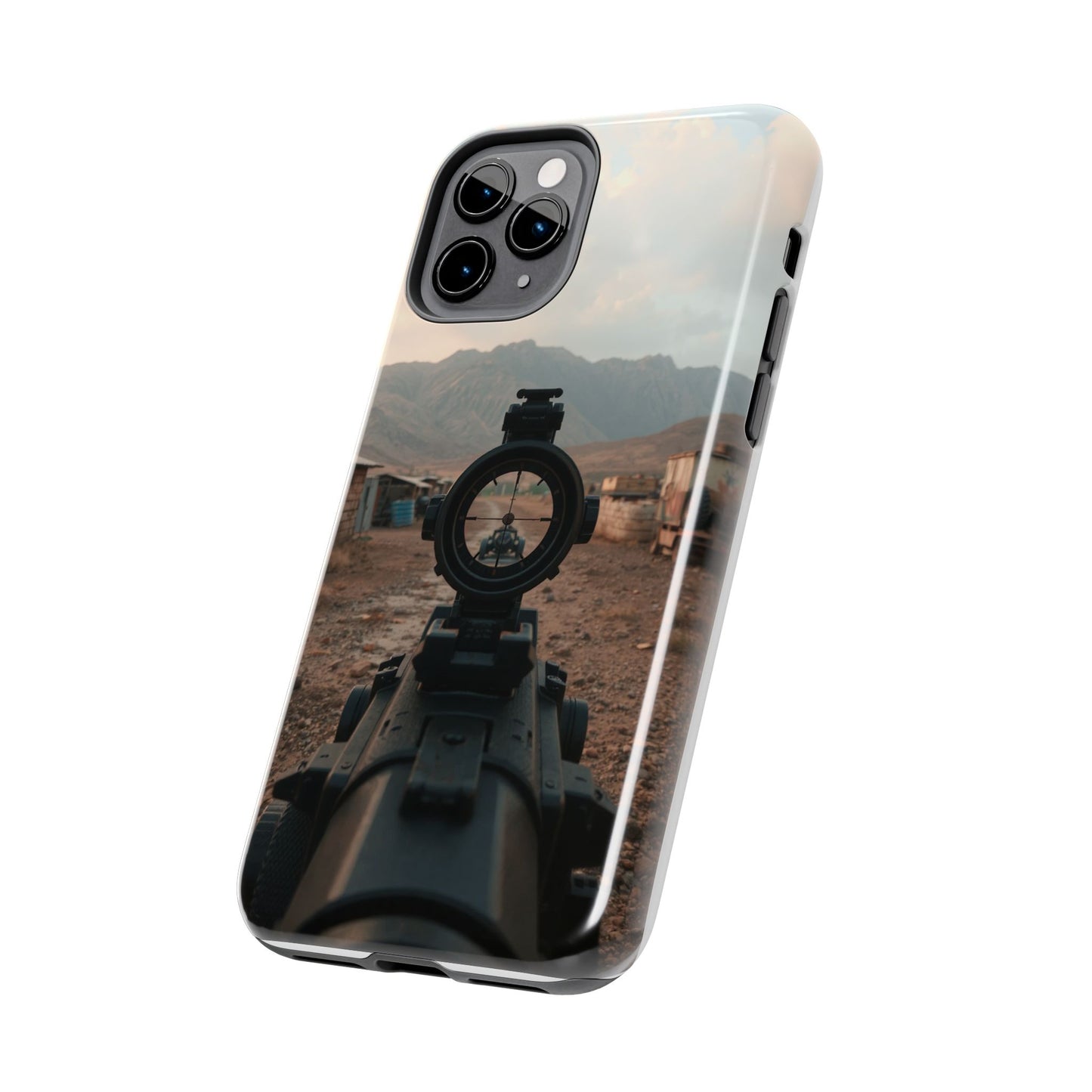 Tough Phone Case - Military Inspired Design with Sniper Scope