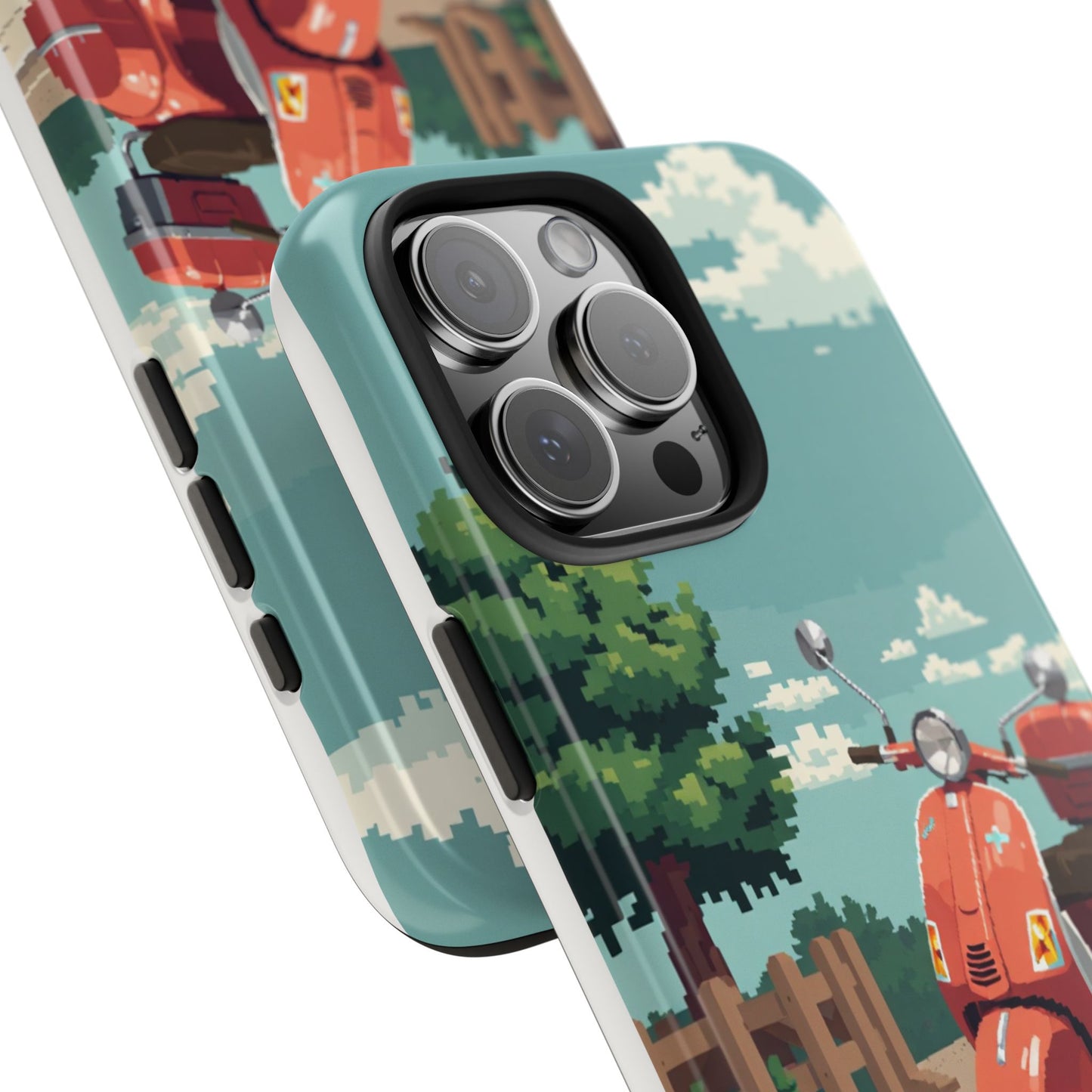 Retro Scooter Phone Case - Tough & Stylish Protection