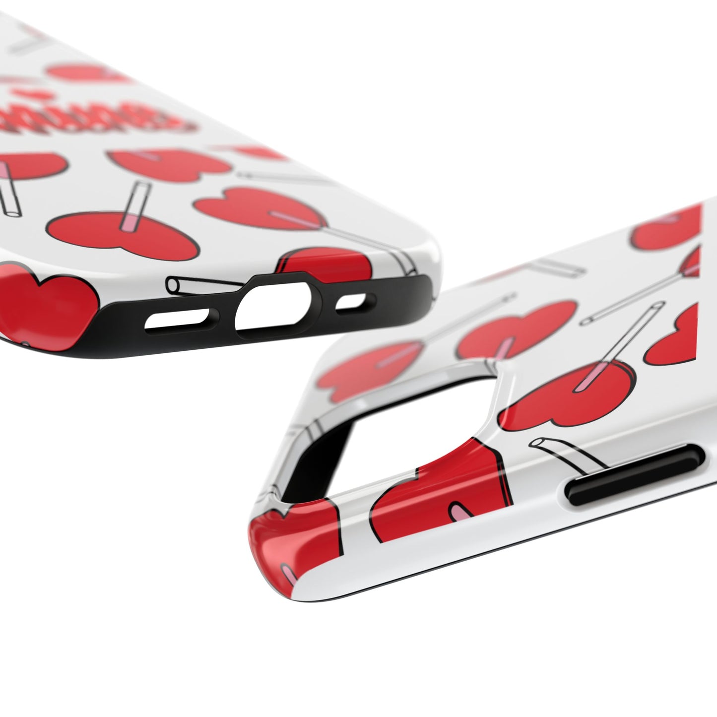 Be Mine Heart Pattern Tough Phone Case - Love Gift - for iPhone