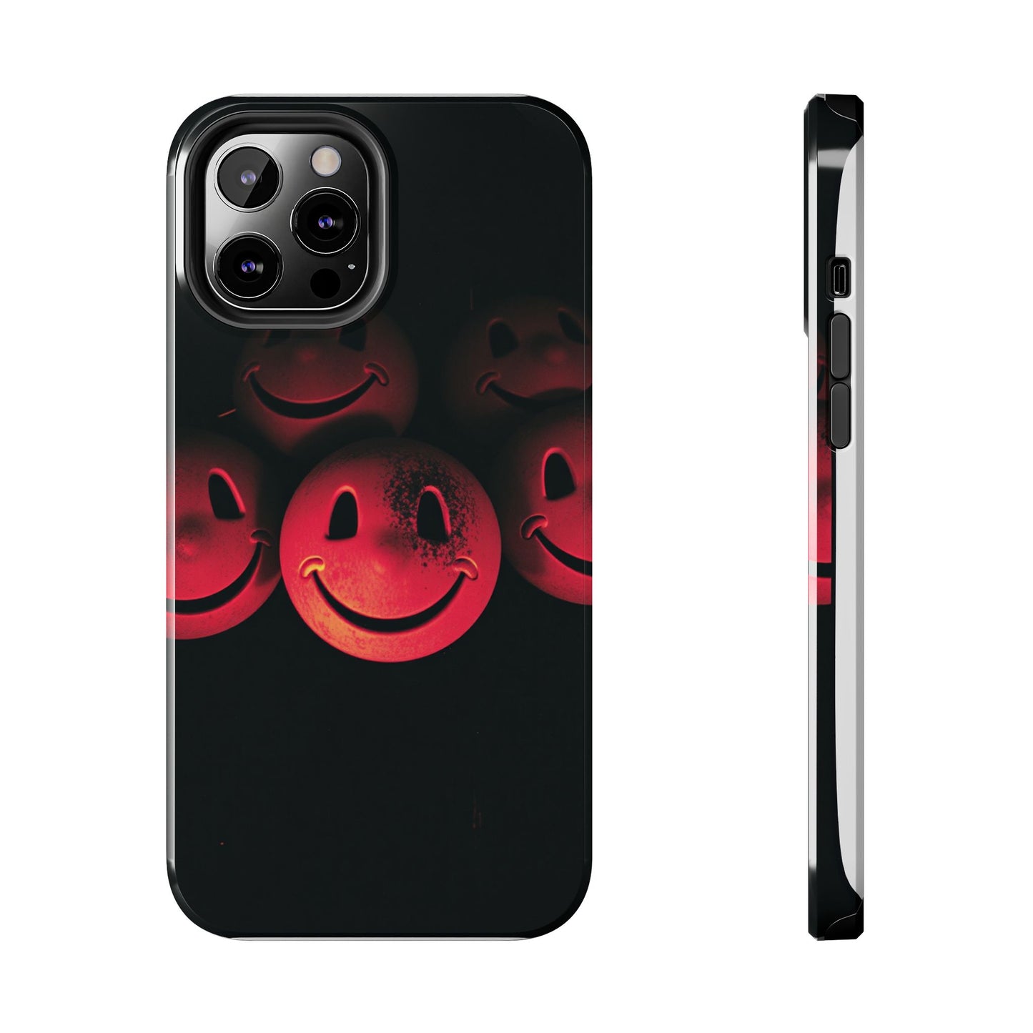 Smiley Face Tough Phone Case - Durable Protection with Fun Design