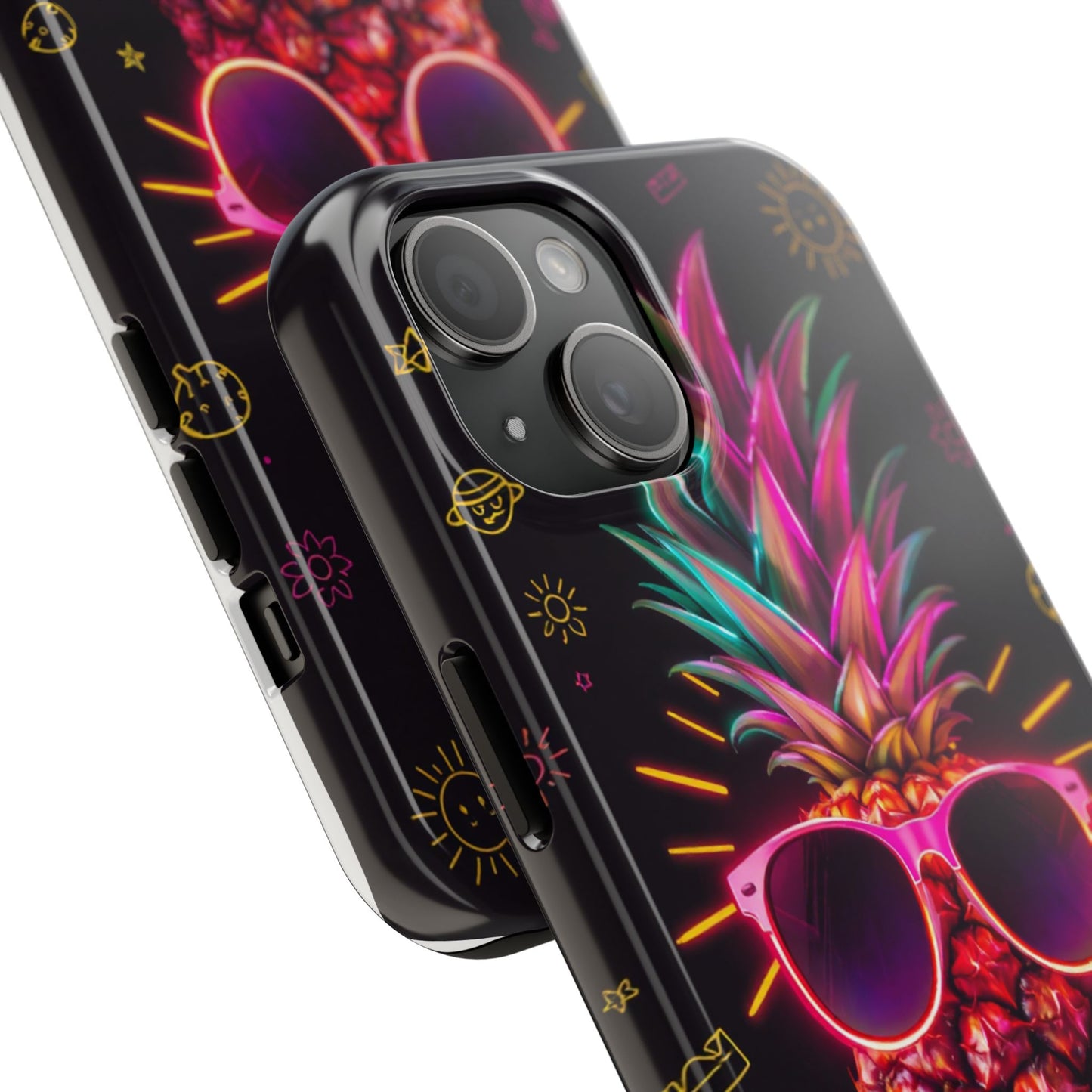 Tough Pineapple Phone Case - Cool, Vibrant Design Perfect for Summer Vibes
