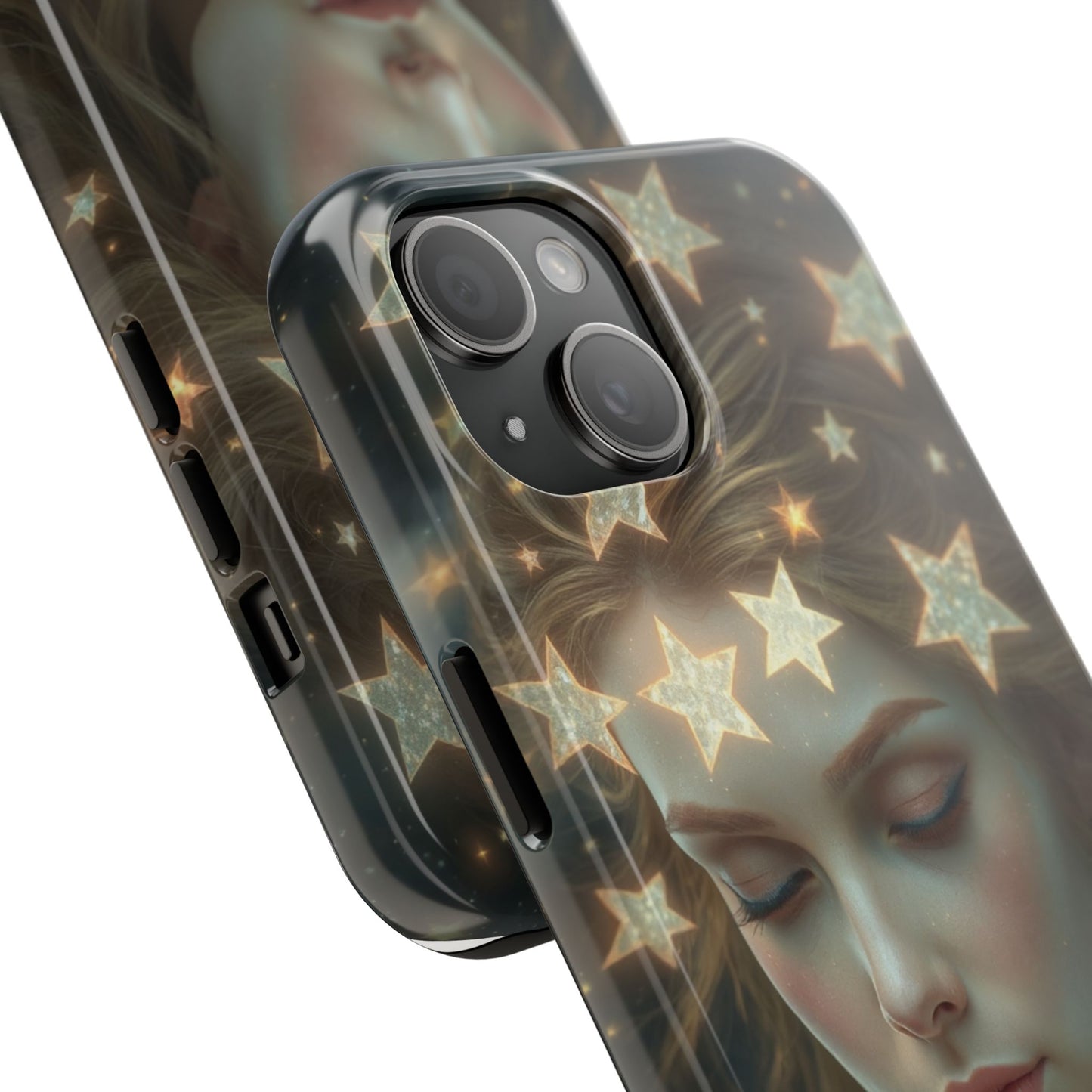 Celestial Dream Tough Phone Case - Artistic Starry Design for Style Enthusiasts