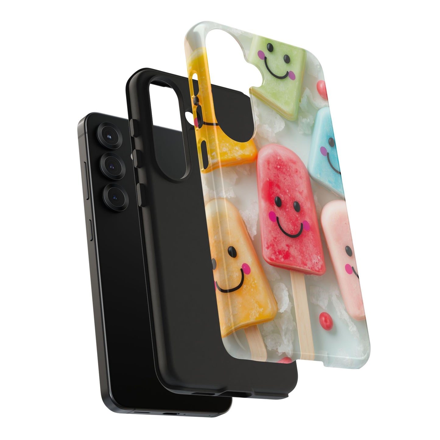 Cute Smile Popsicle Tough Phone Case - Fun Protection for Your Device
