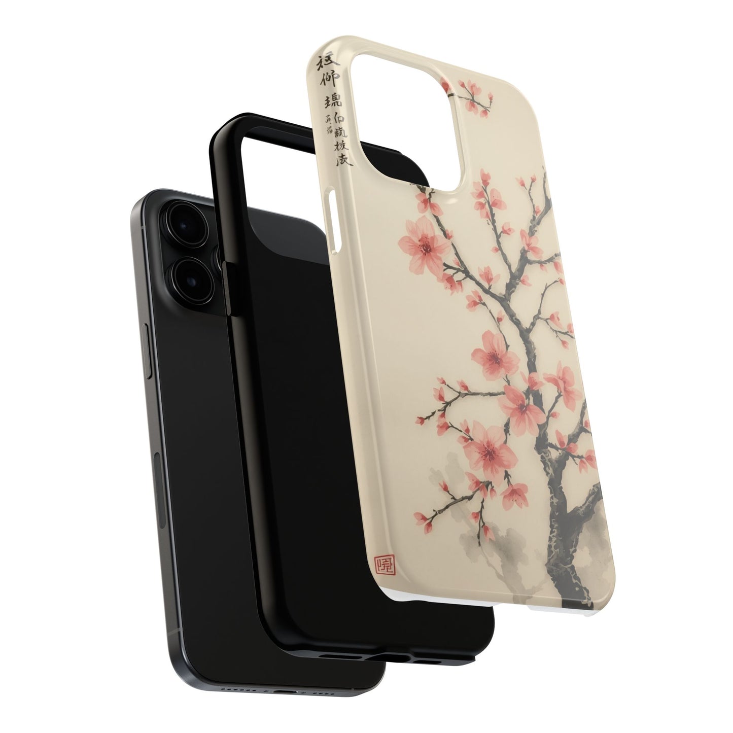 Cherry Blossom Tough Phone Case - Stylish Protection for Nature Lovers