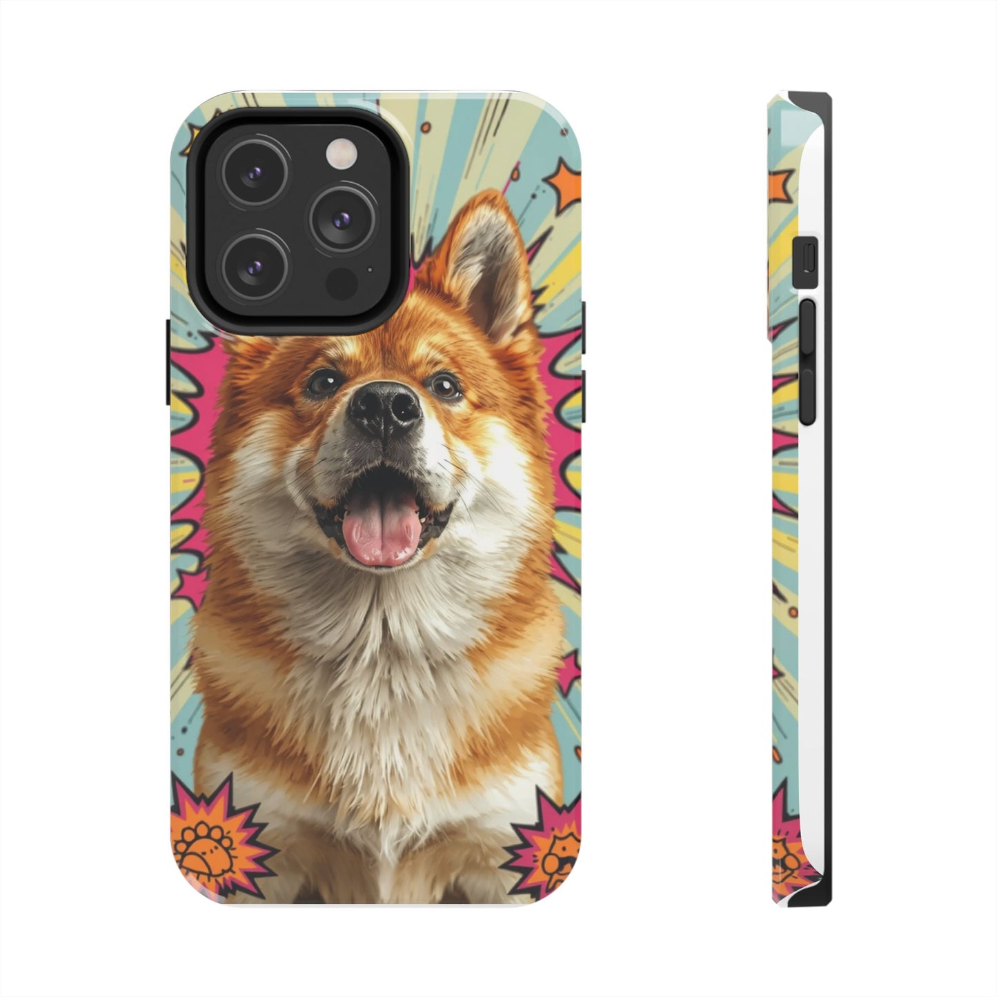 Playful Dog Tough Phone Case - Durable & Stylish Pet Lover Gift