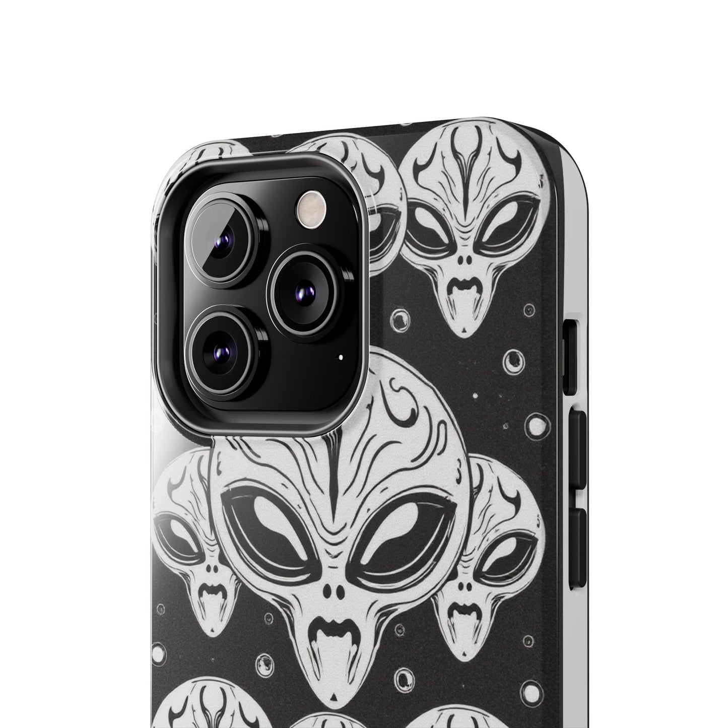 Alien Pattern Tough Phone Case - Durable Protection with Out-of-This-World Design