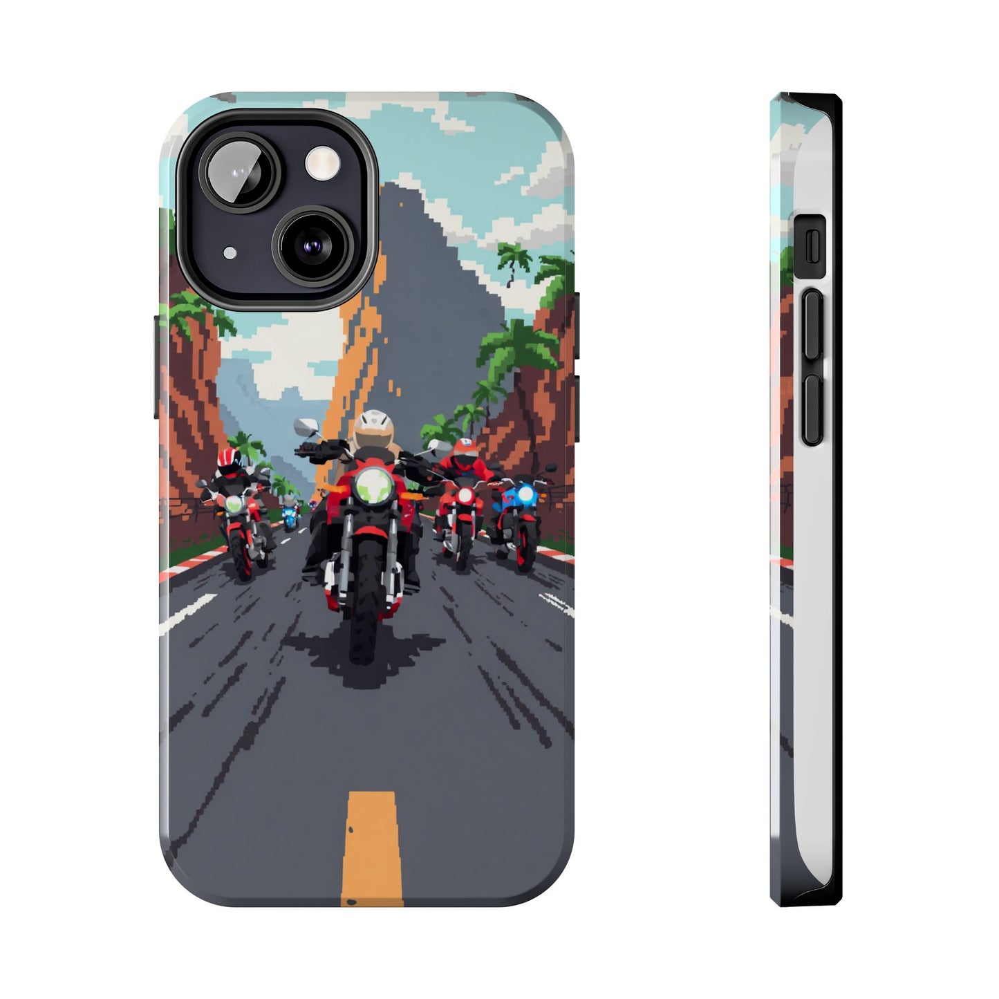 Retro Biker Tough Phone Case - Perfect for Motorcycle Lovers