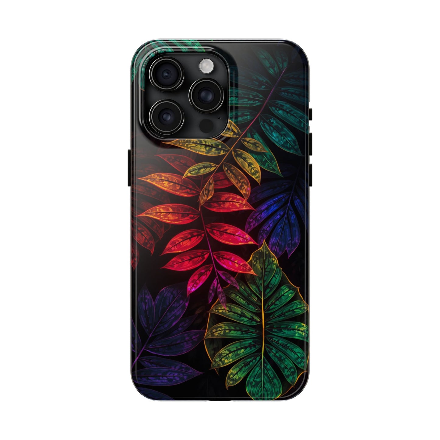 Vibrant Tropical Leaf Tough Phone Case
